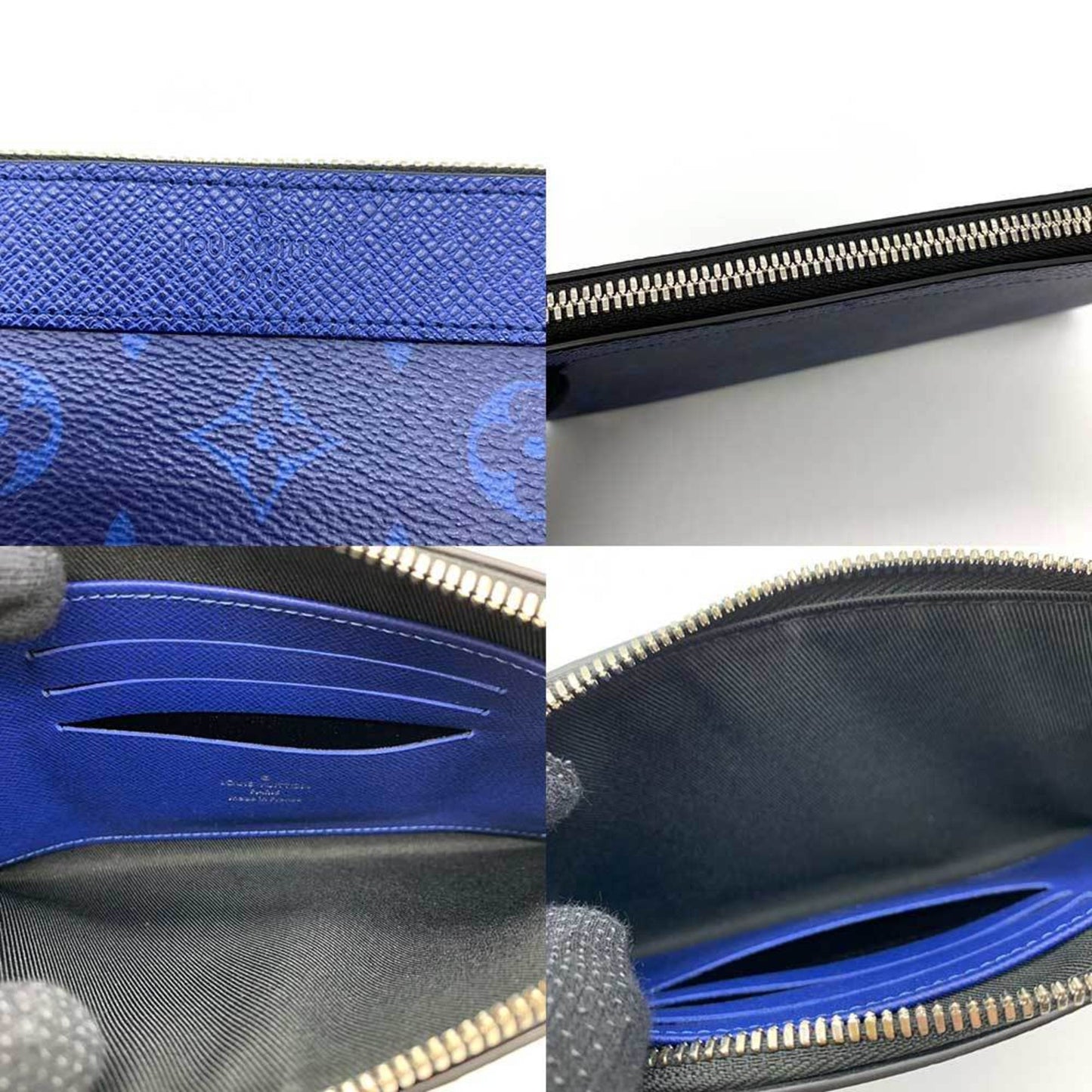 Louis Vuitton Discovery Blue Leather Wallet Accessories