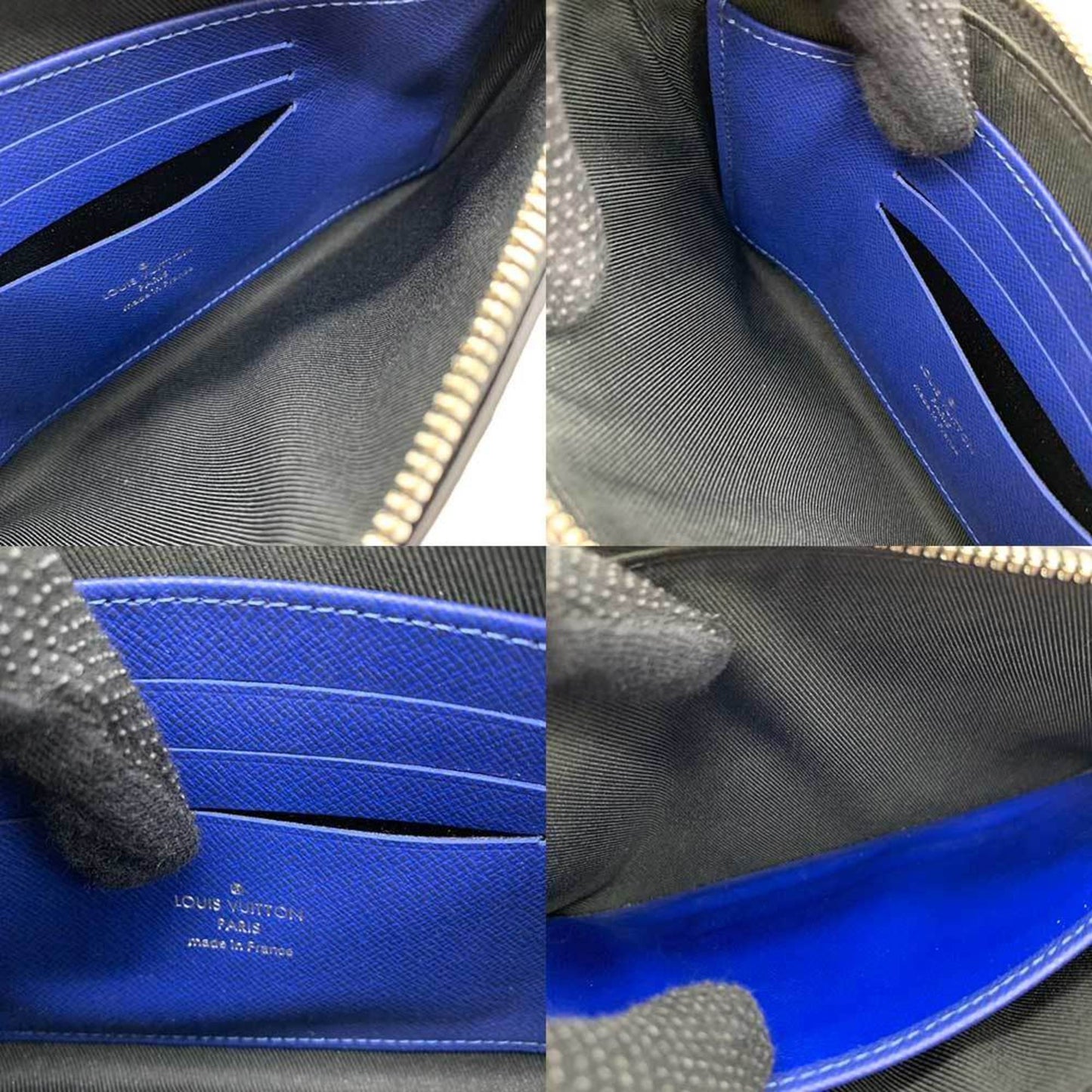 Louis Vuitton Discovery Blue Leather Wallet Accessories