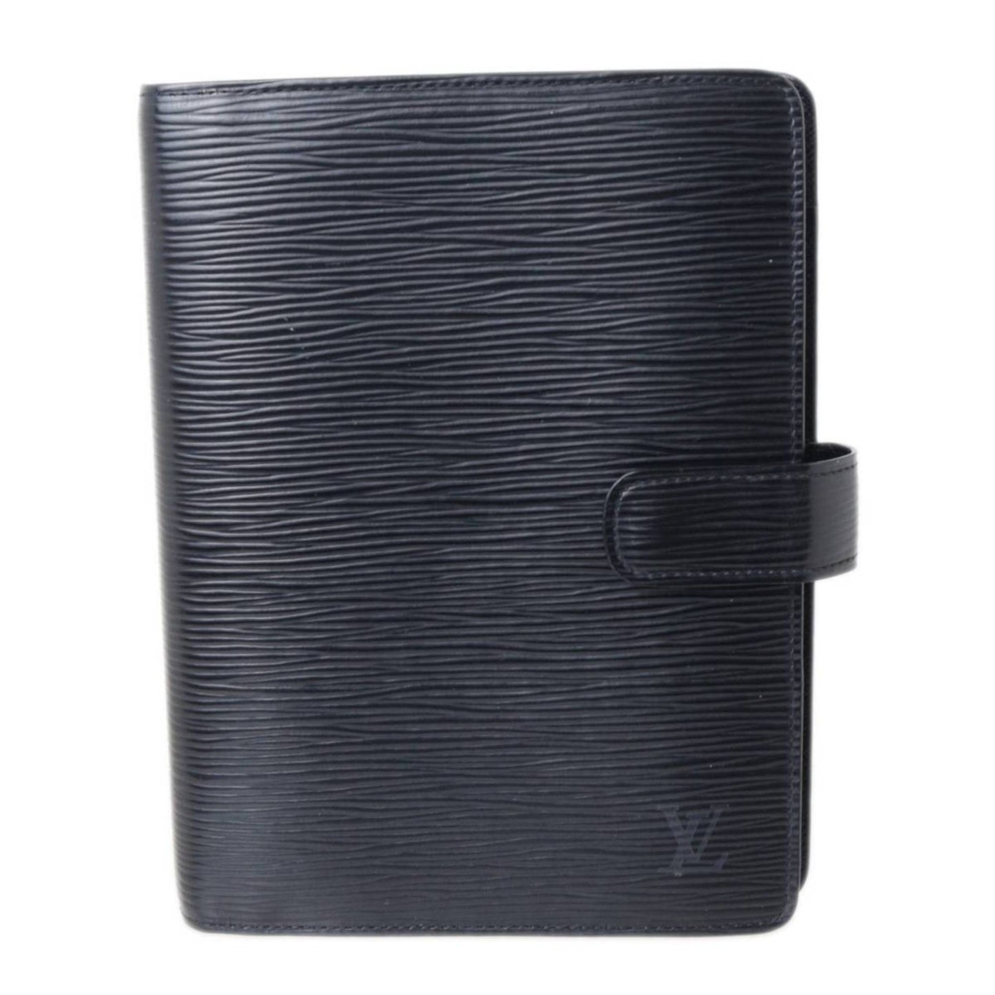 Louis Vuitton Agenda cover Black Leather Wallet Accessories