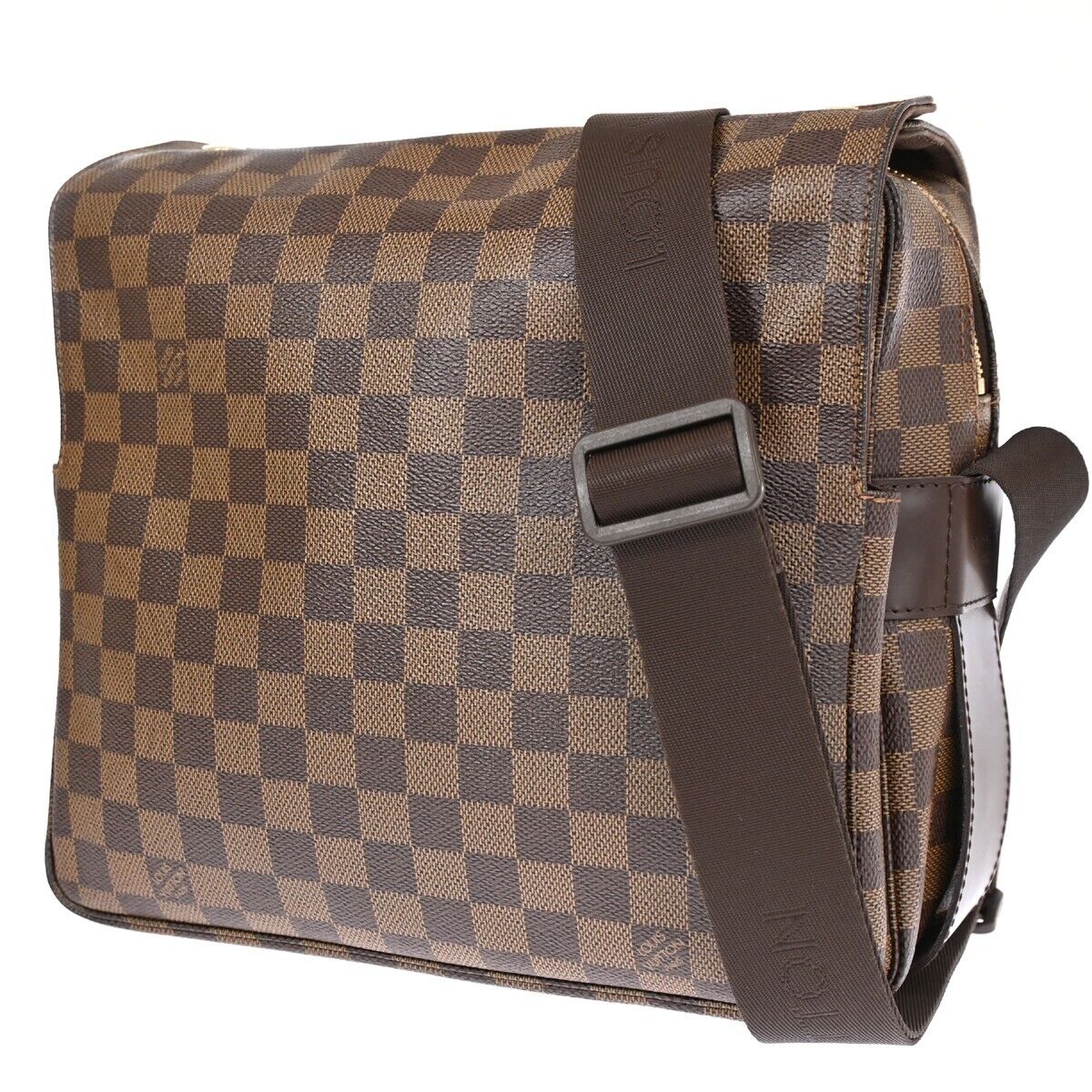 Louis Vuitton Naviglio Brown Canvas Shoulder Bag