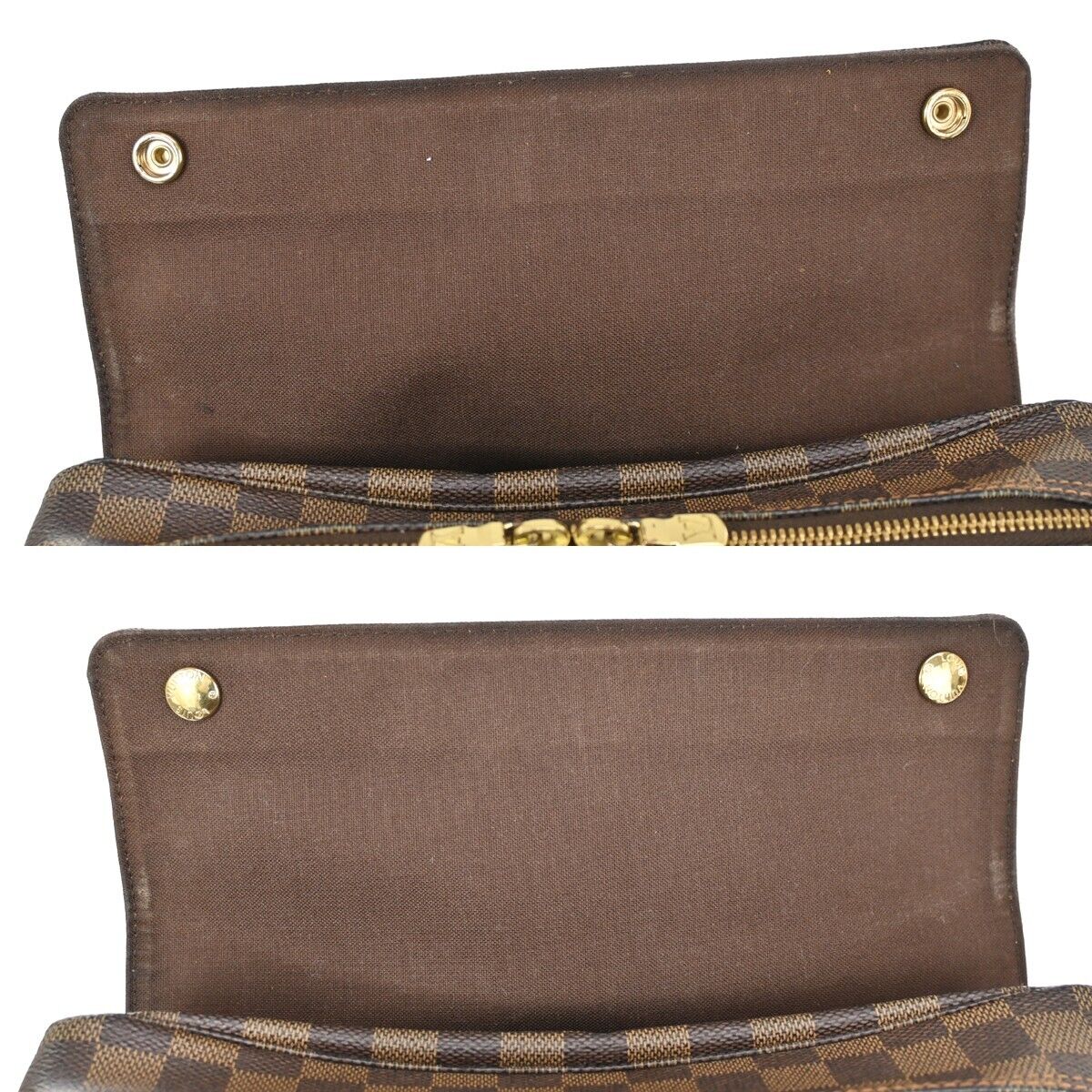 Louis Vuitton Naviglio Brown Canvas Shoulder Bag