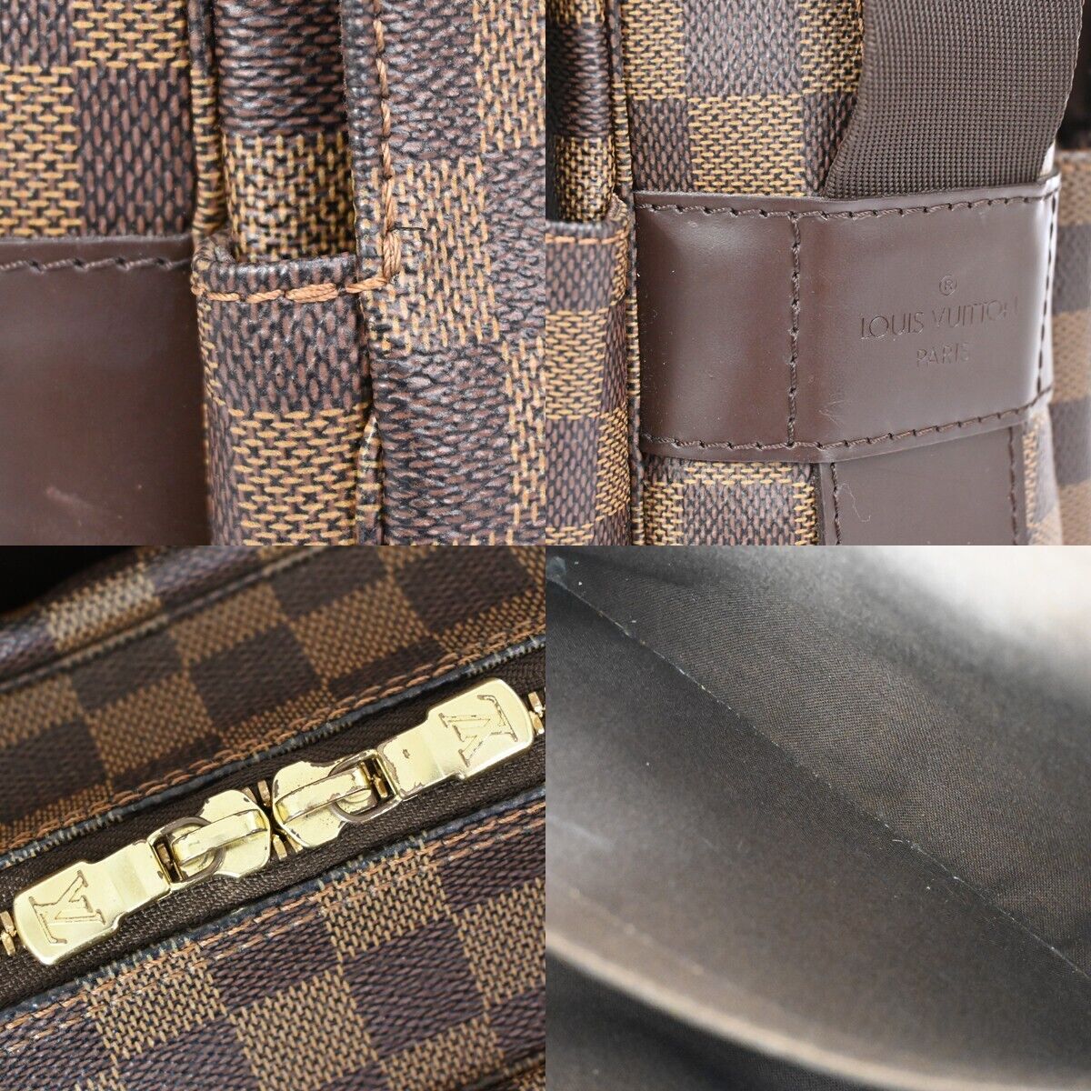 Louis Vuitton Naviglio Brown Canvas Shoulder Bag