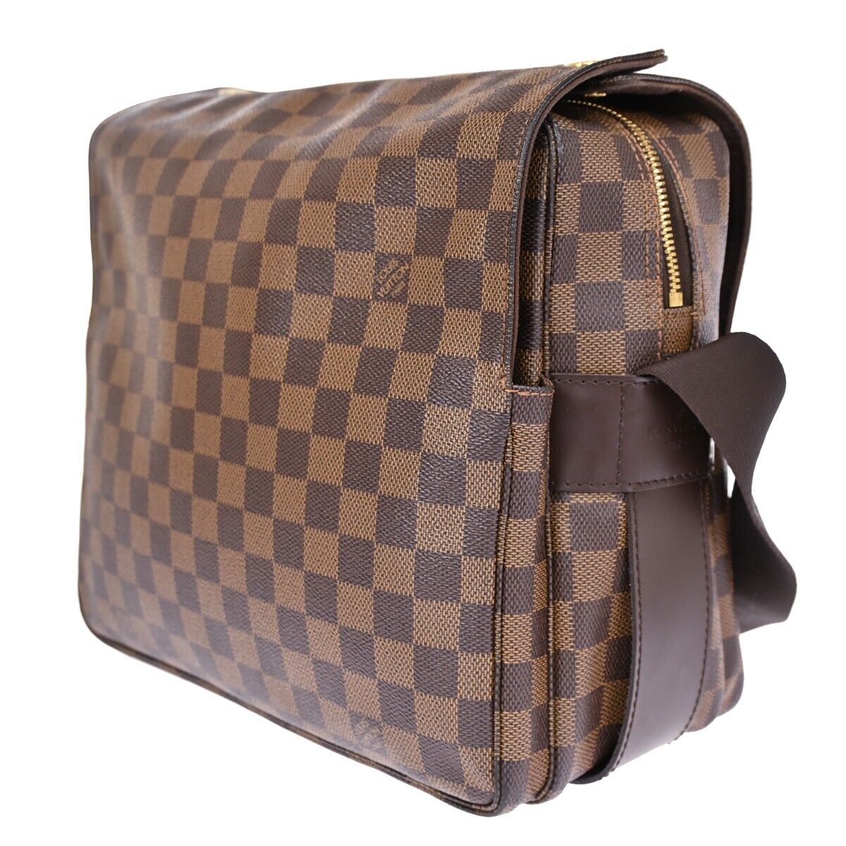 Louis Vuitton Naviglio Brown Canvas Shoulder Bag