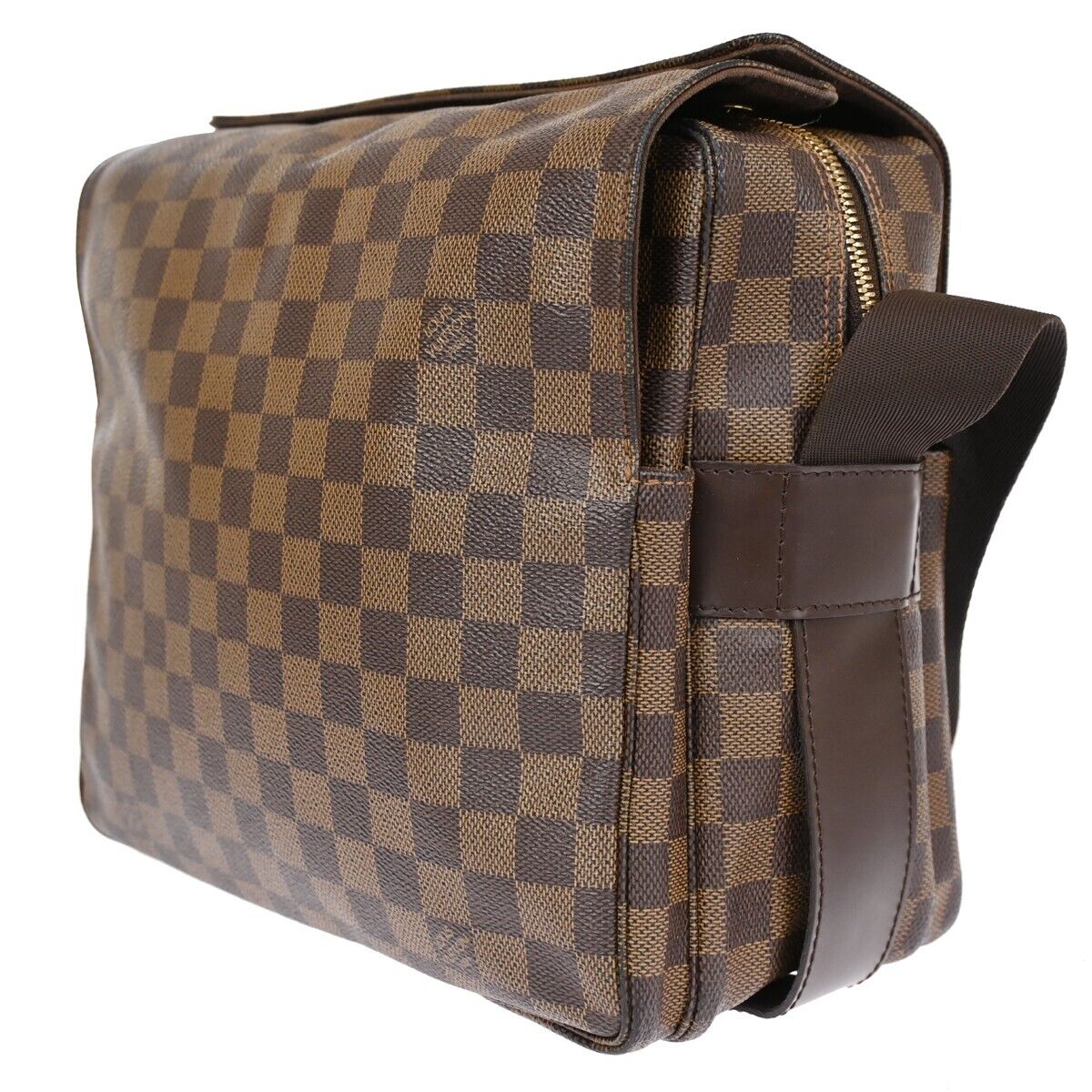 Louis Vuitton Naviglio Brown Canvas Shoulder Bag