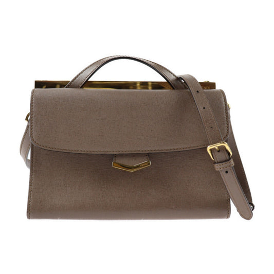 Fendi Brown Leather Hand Bag