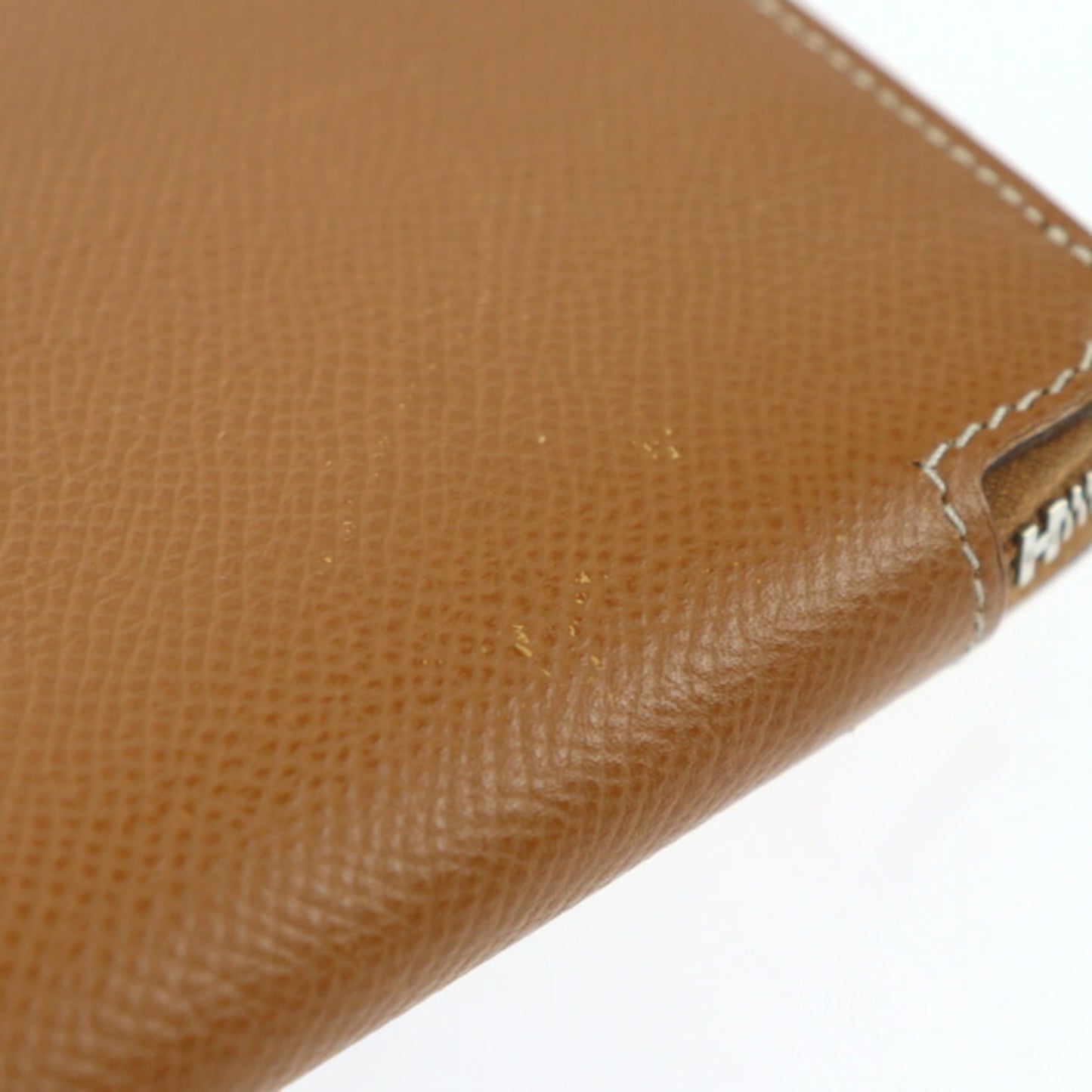 Hermès Silk'In Brown Leather Wallet Accessories