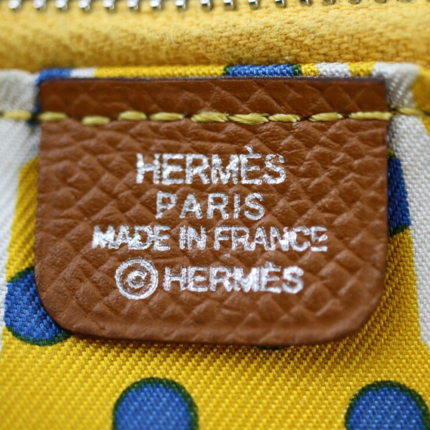 Hermès Silk'In Brown Leather Wallet Accessories