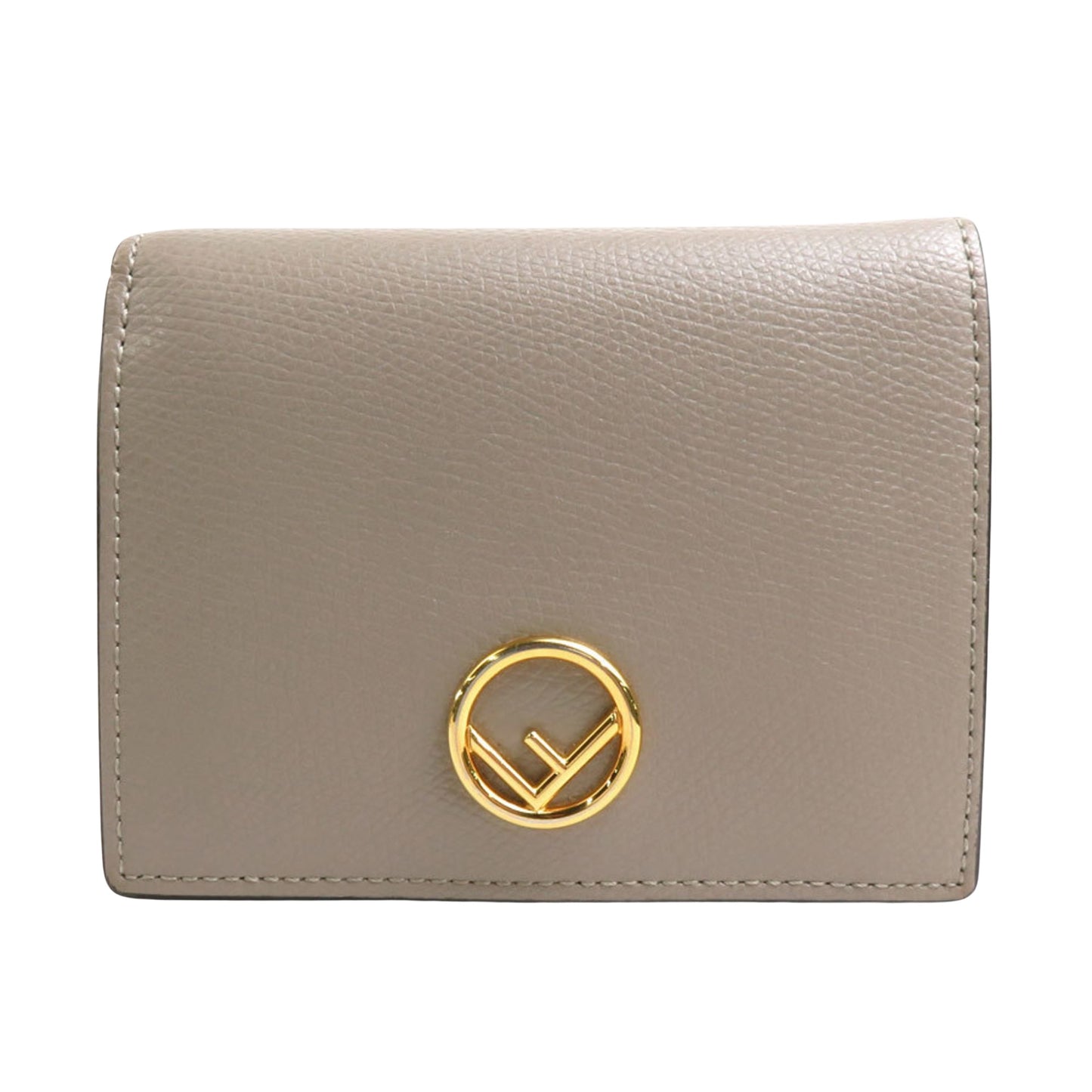 Fendi Beige Leather Wallet Accessories