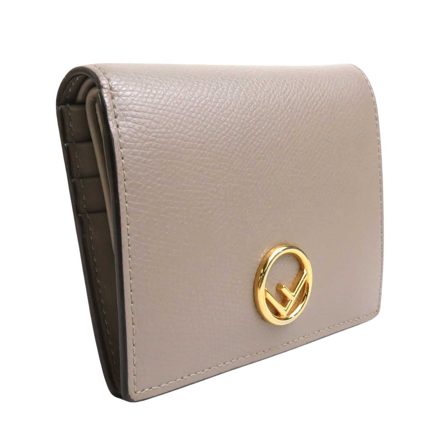 Fendi Beige Leather Wallet Accessories