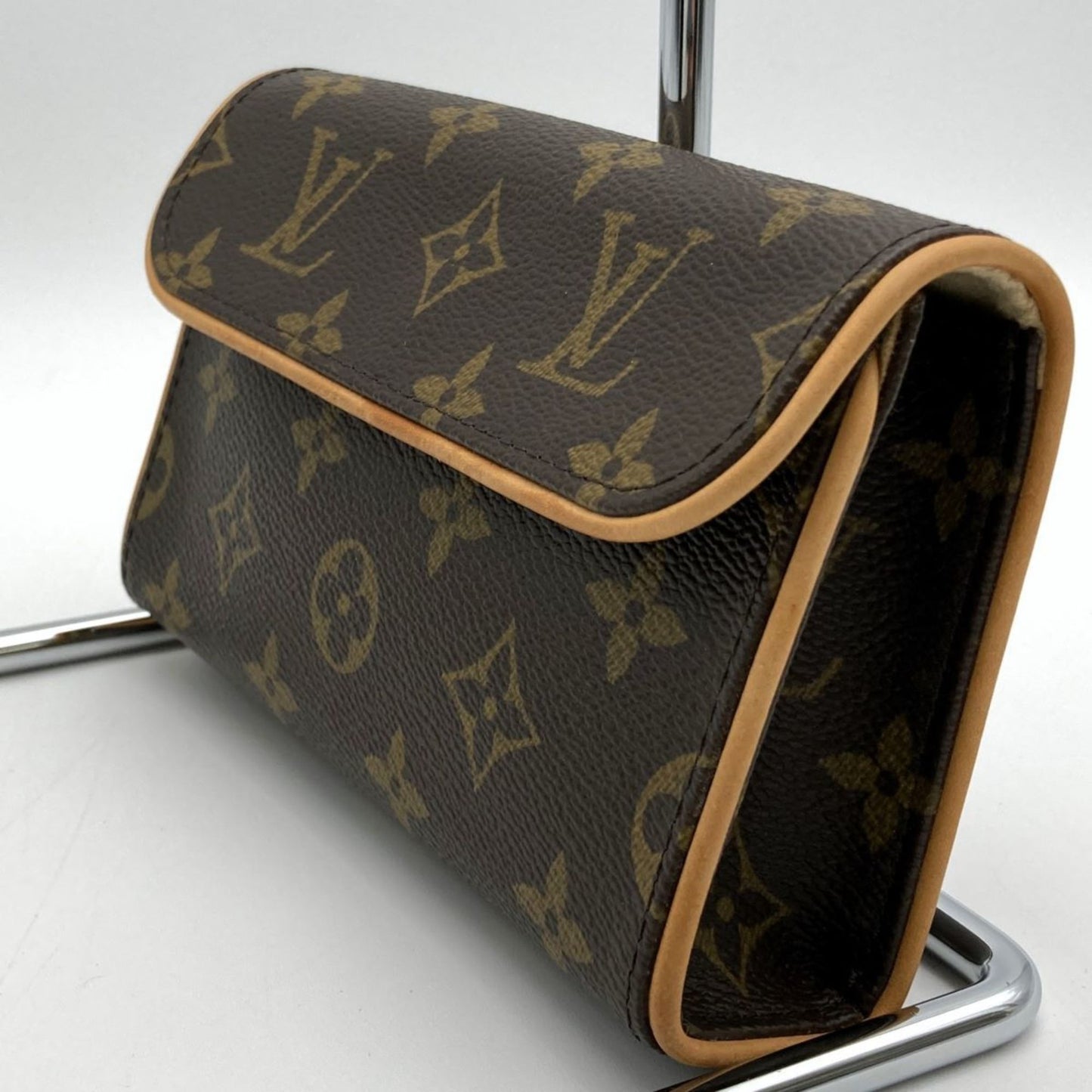 Louis Vuitton Florentine Brown Canvas Shoulder Bag