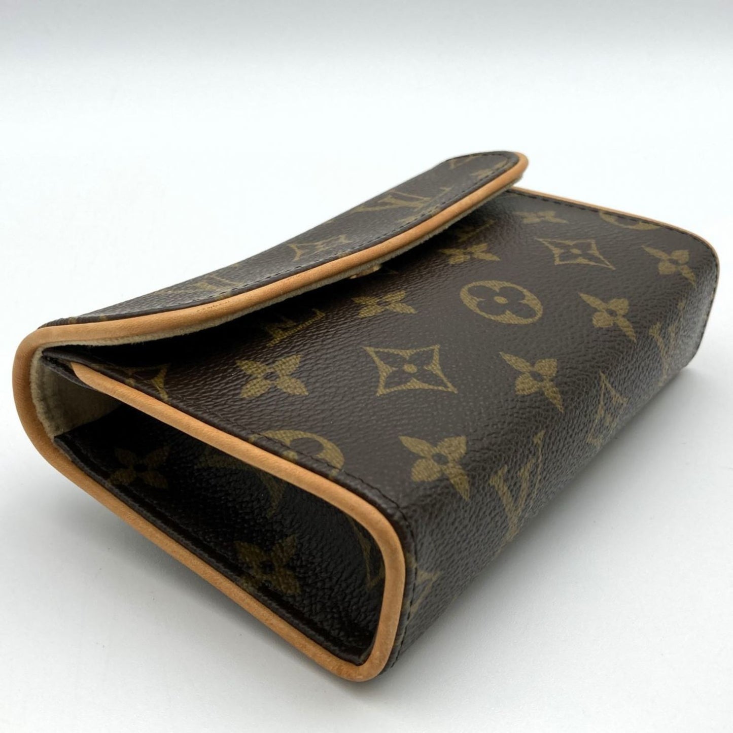 Louis Vuitton Florentine Brown Canvas Shoulder Bag