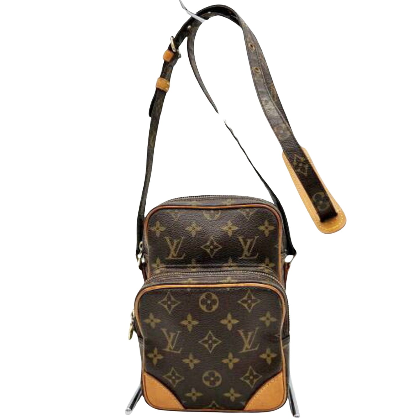 Louis Vuitton Brown Canvas Shoulder Bag