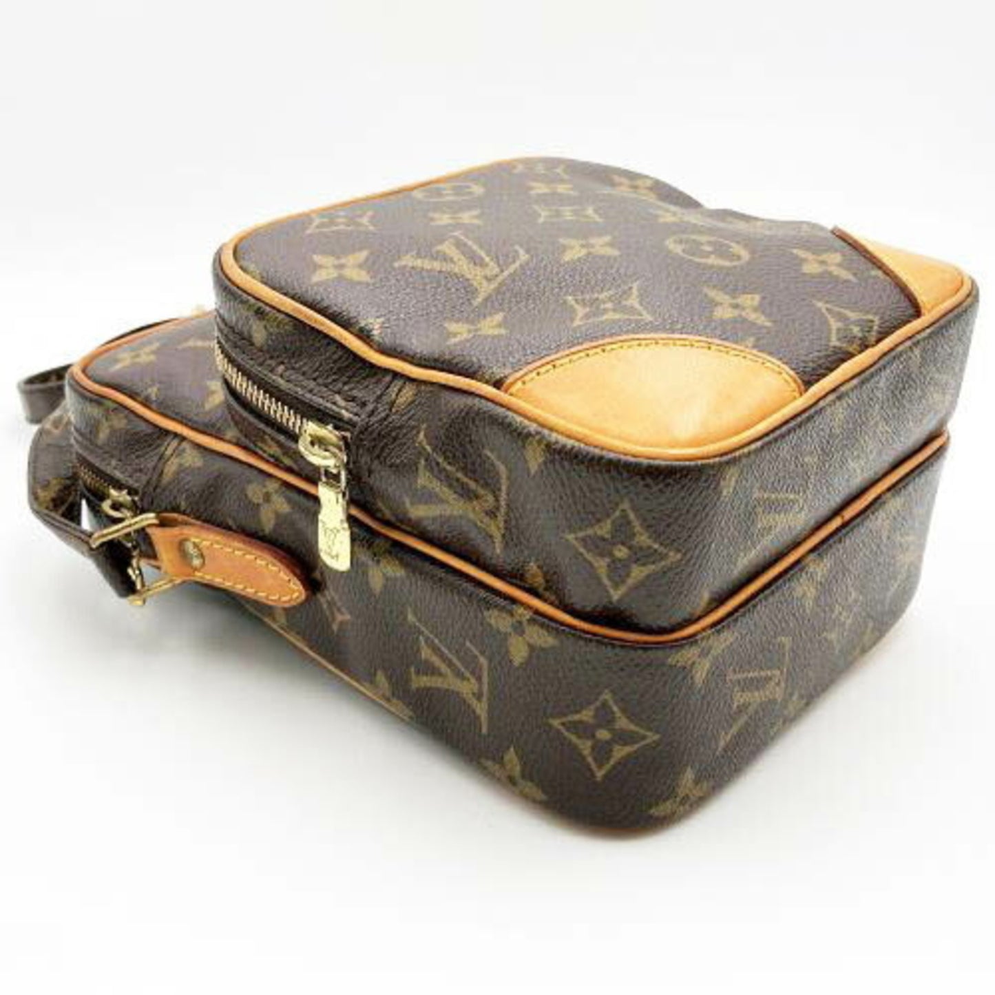 Louis Vuitton Brown Canvas Shoulder Bag