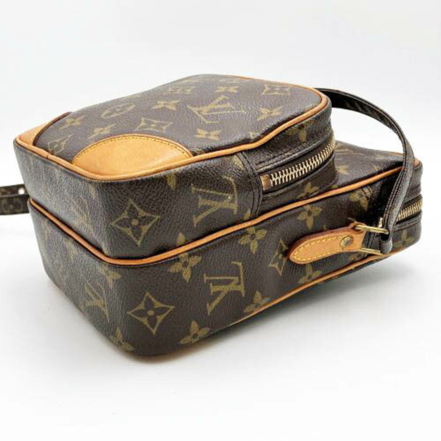 Louis Vuitton Brown Canvas Shoulder Bag