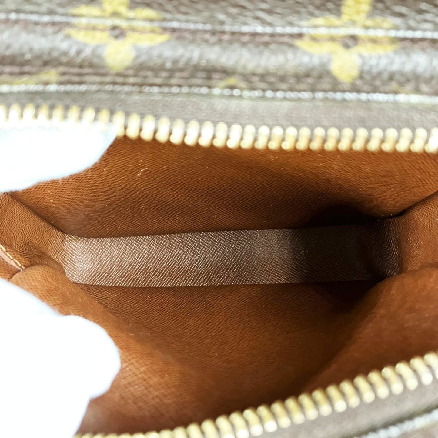 Louis Vuitton Brown Canvas Shoulder Bag