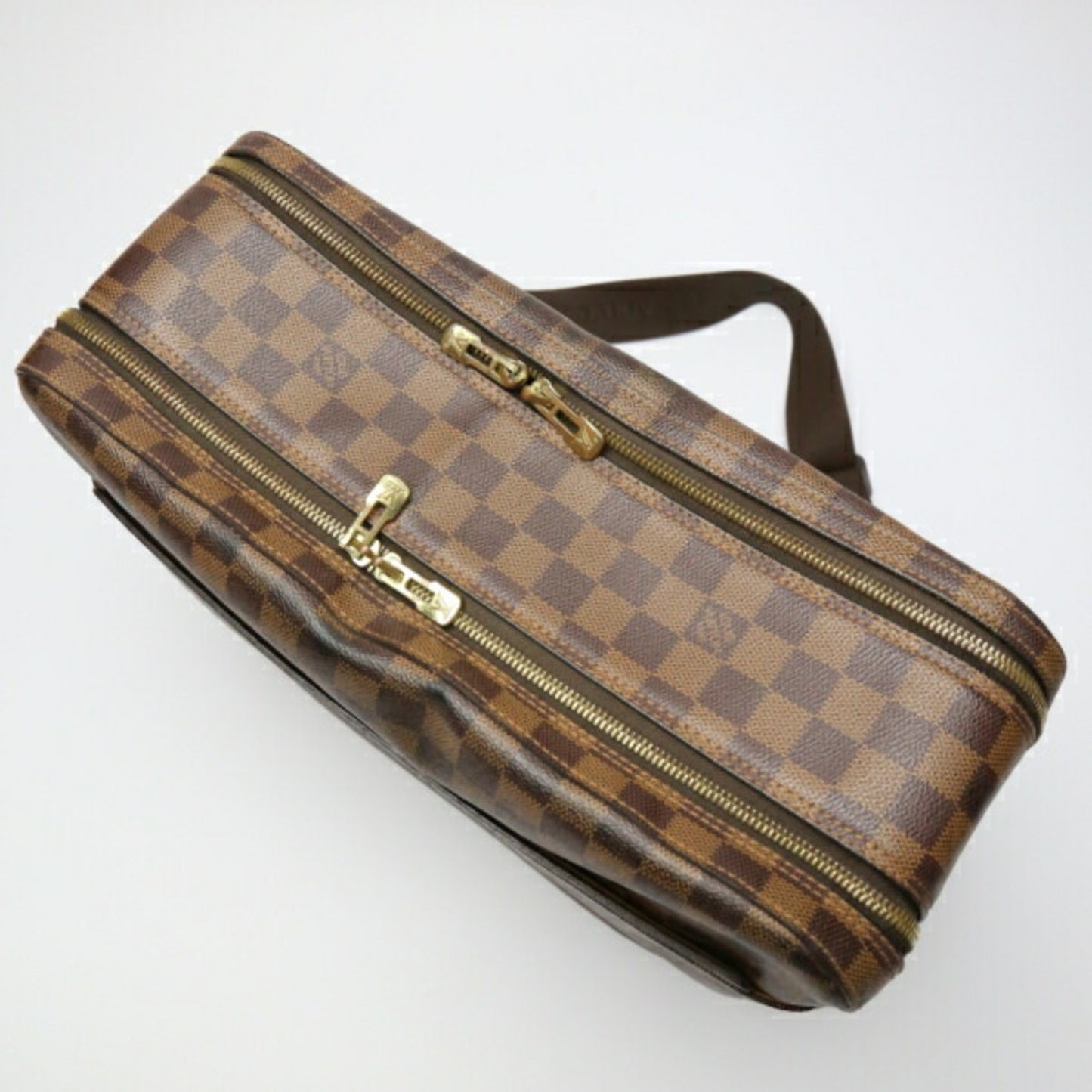 Louis Vuitton Dorsoduro Brown Canvas Shopper Bag