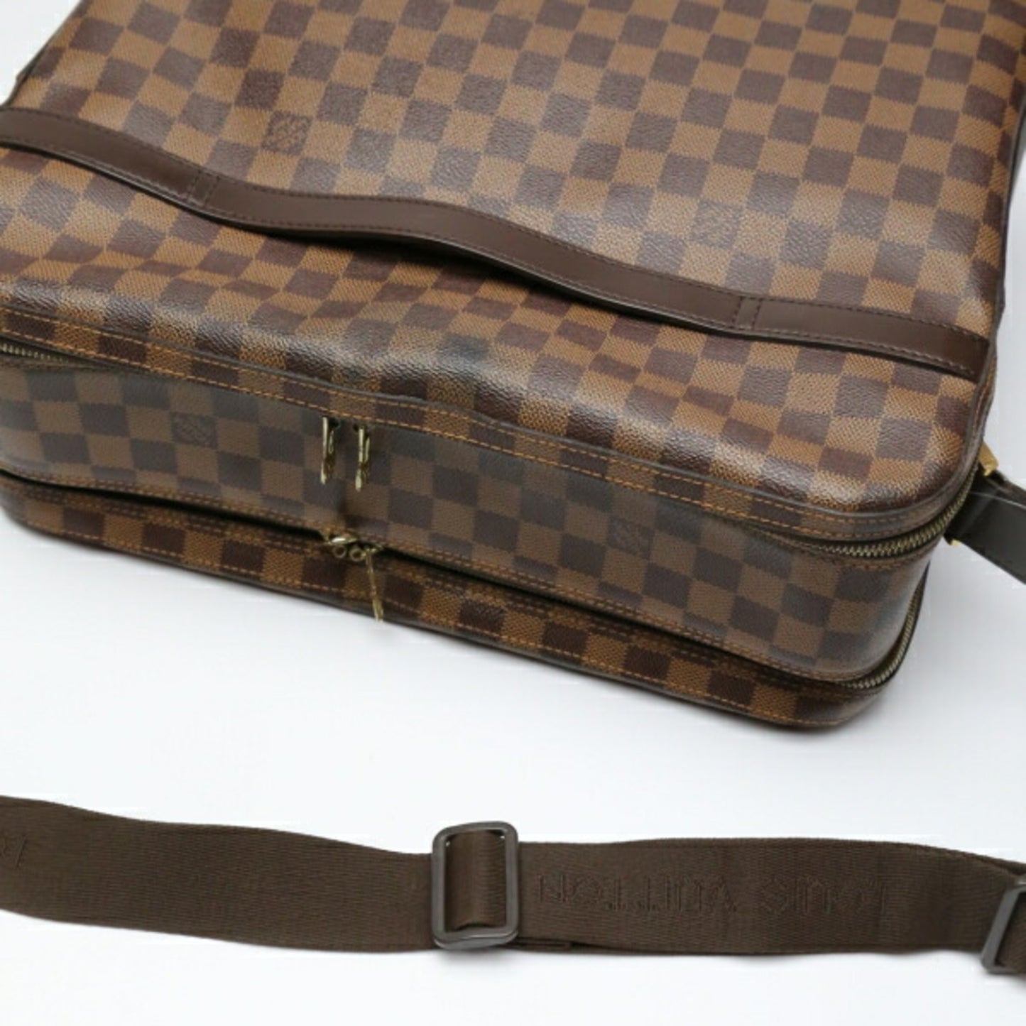 Louis Vuitton Dorsoduro Brown Canvas Shopper Bag