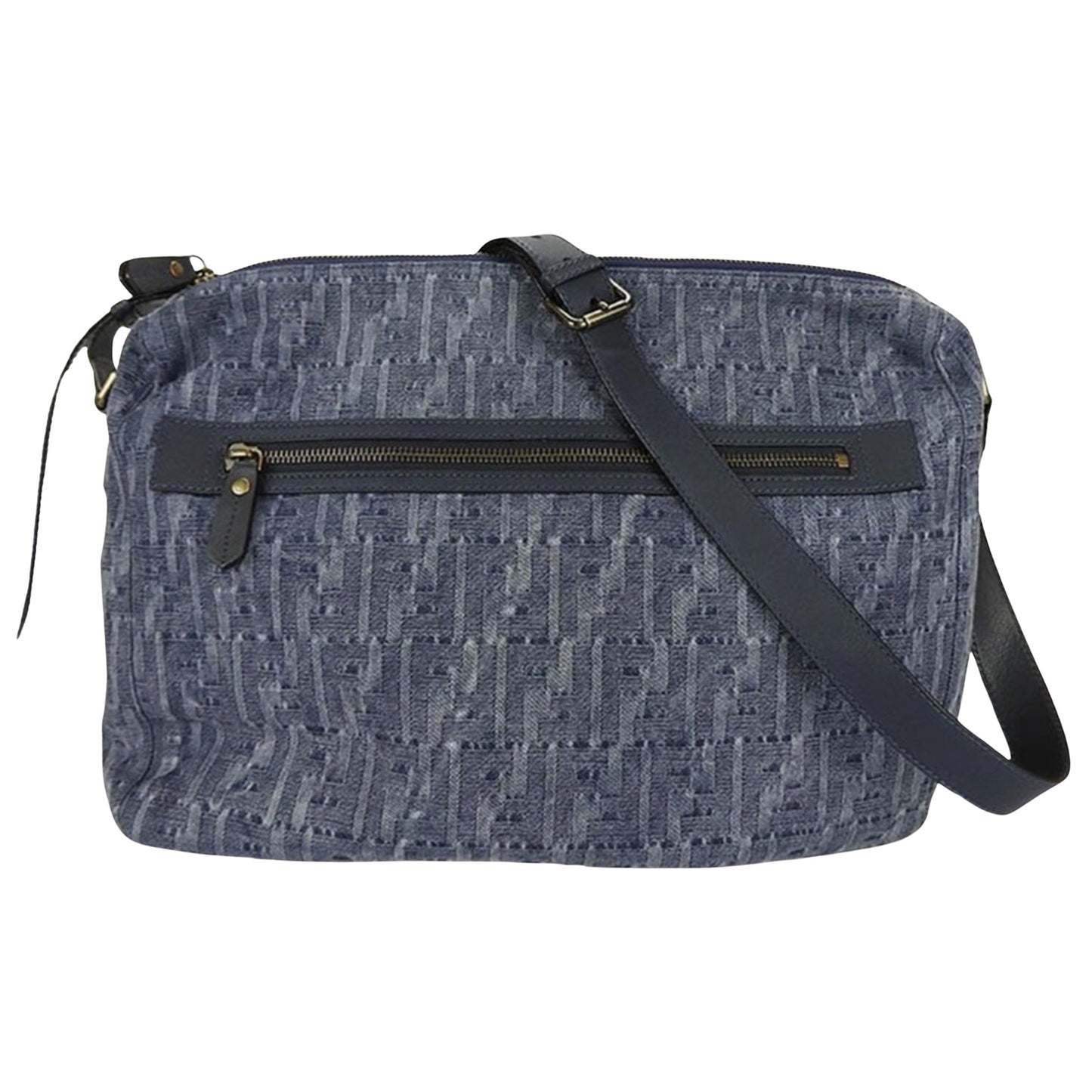 Fendi Zucca Navy Denim - Jeans Shopper Bag