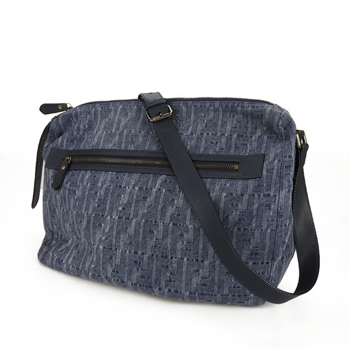 Fendi Zucca Navy Denim - Jeans Shopper Bag