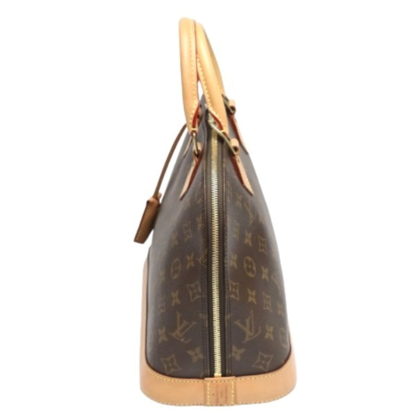 Louis Vuitton Alma Brown Canvas Hand Bag