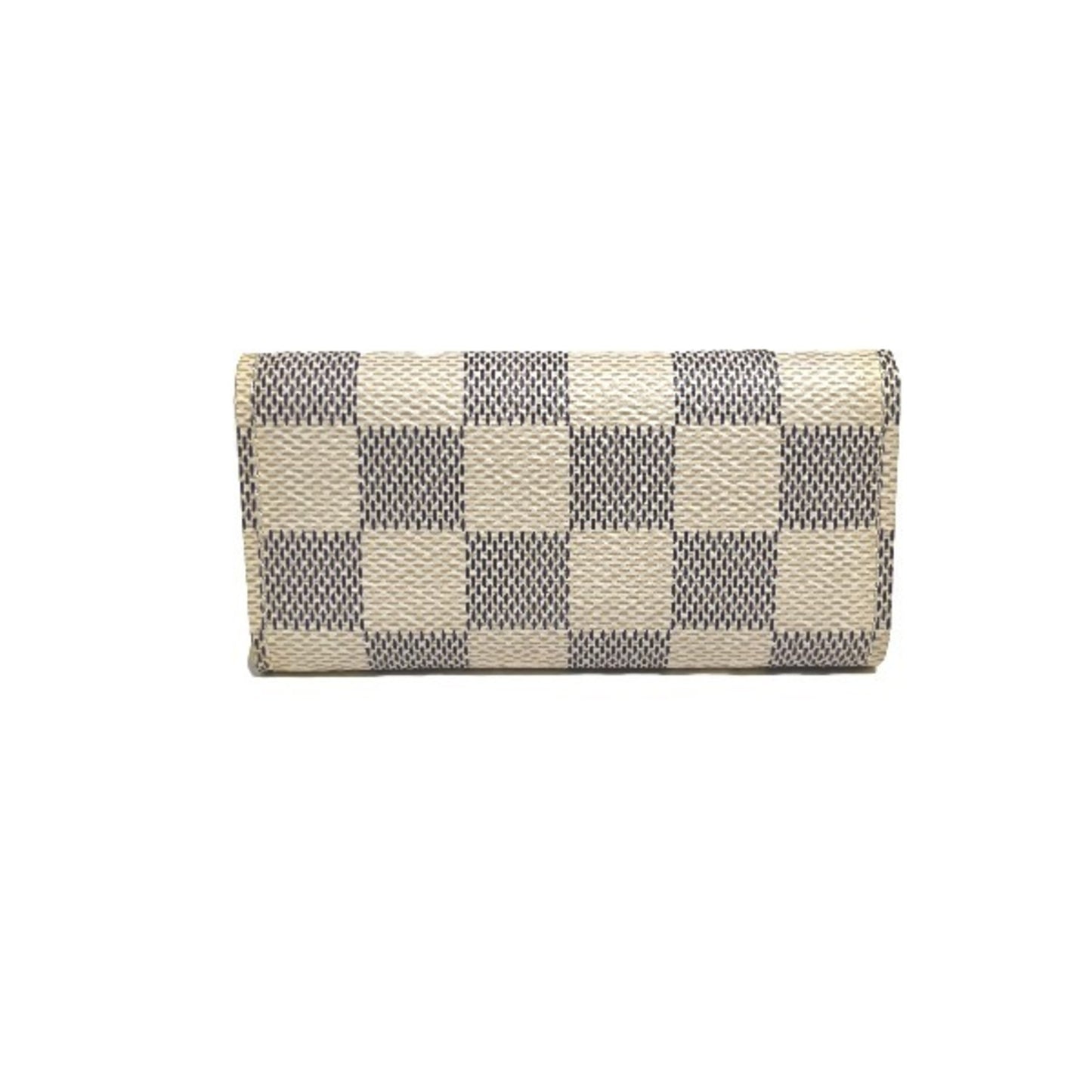 Louis Vuitton Pochette Clés Beige Canvas Wallet Accessories