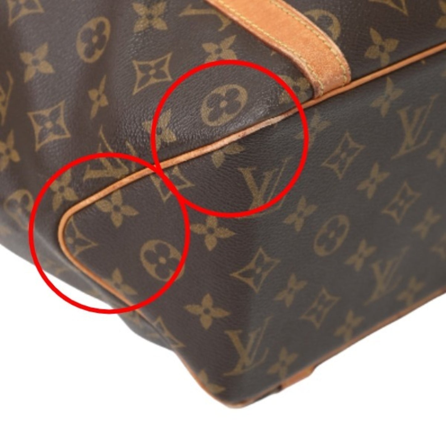 Louis Vuitton Babylone Brown Canvas Tote Bag