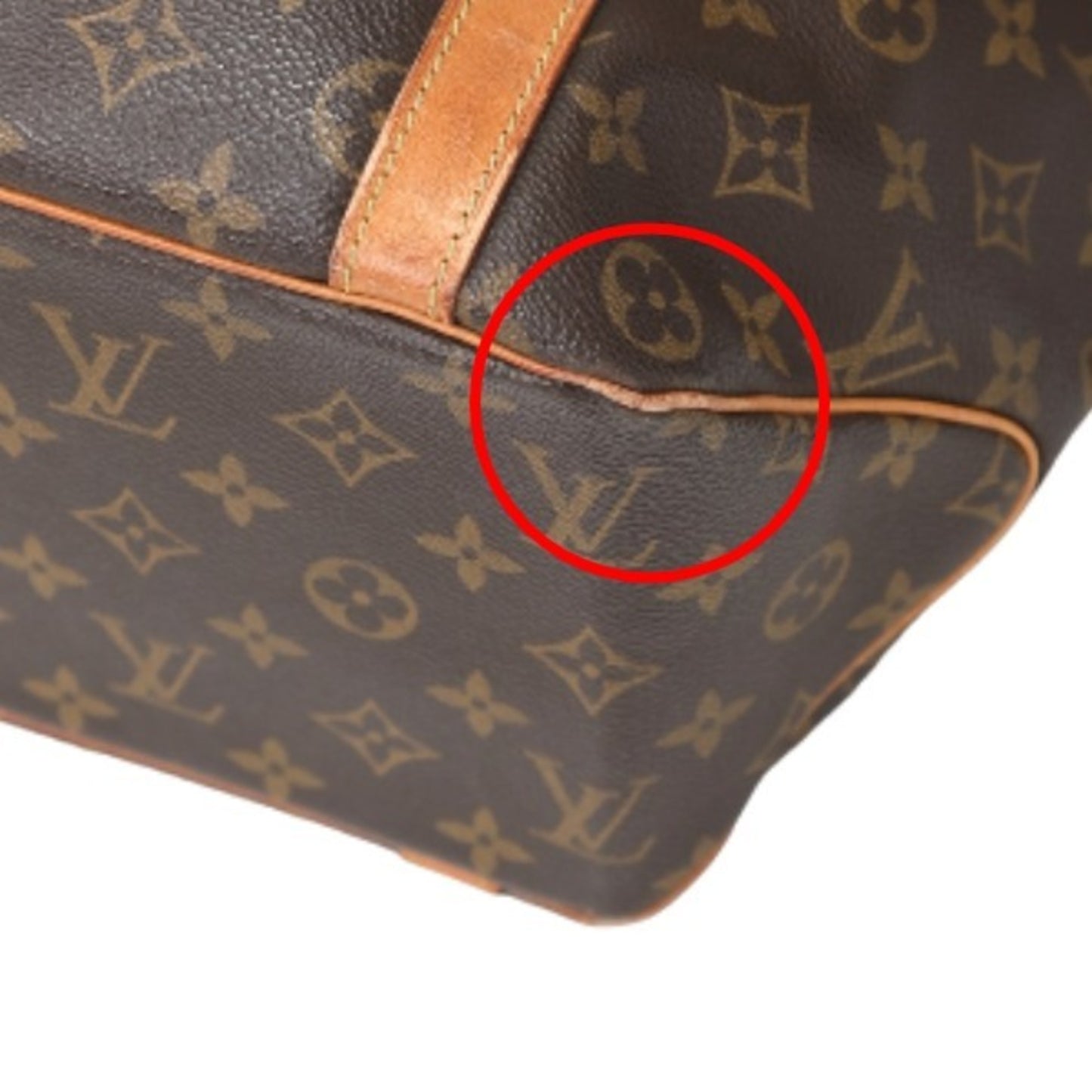 Louis Vuitton Babylone Brown Canvas Tote Bag