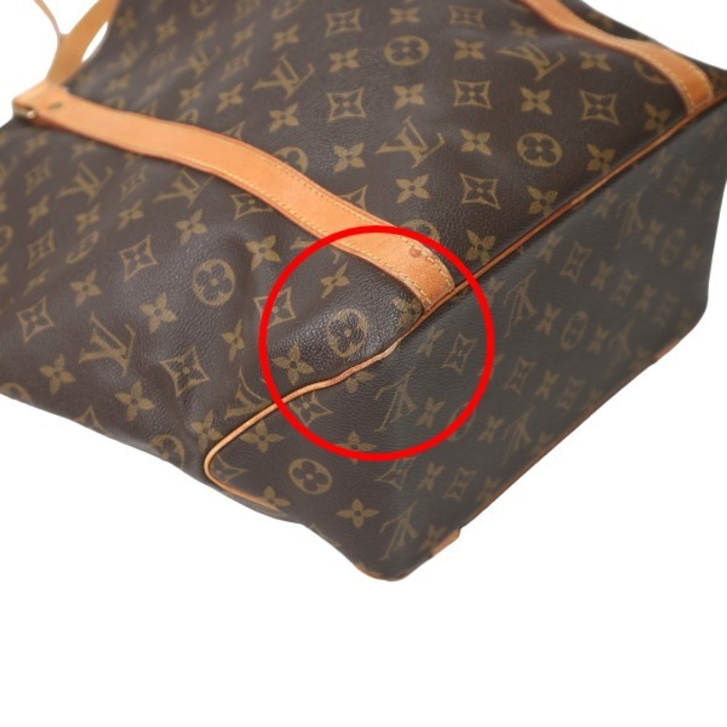 Louis Vuitton Babylone Brown Canvas Tote Bag