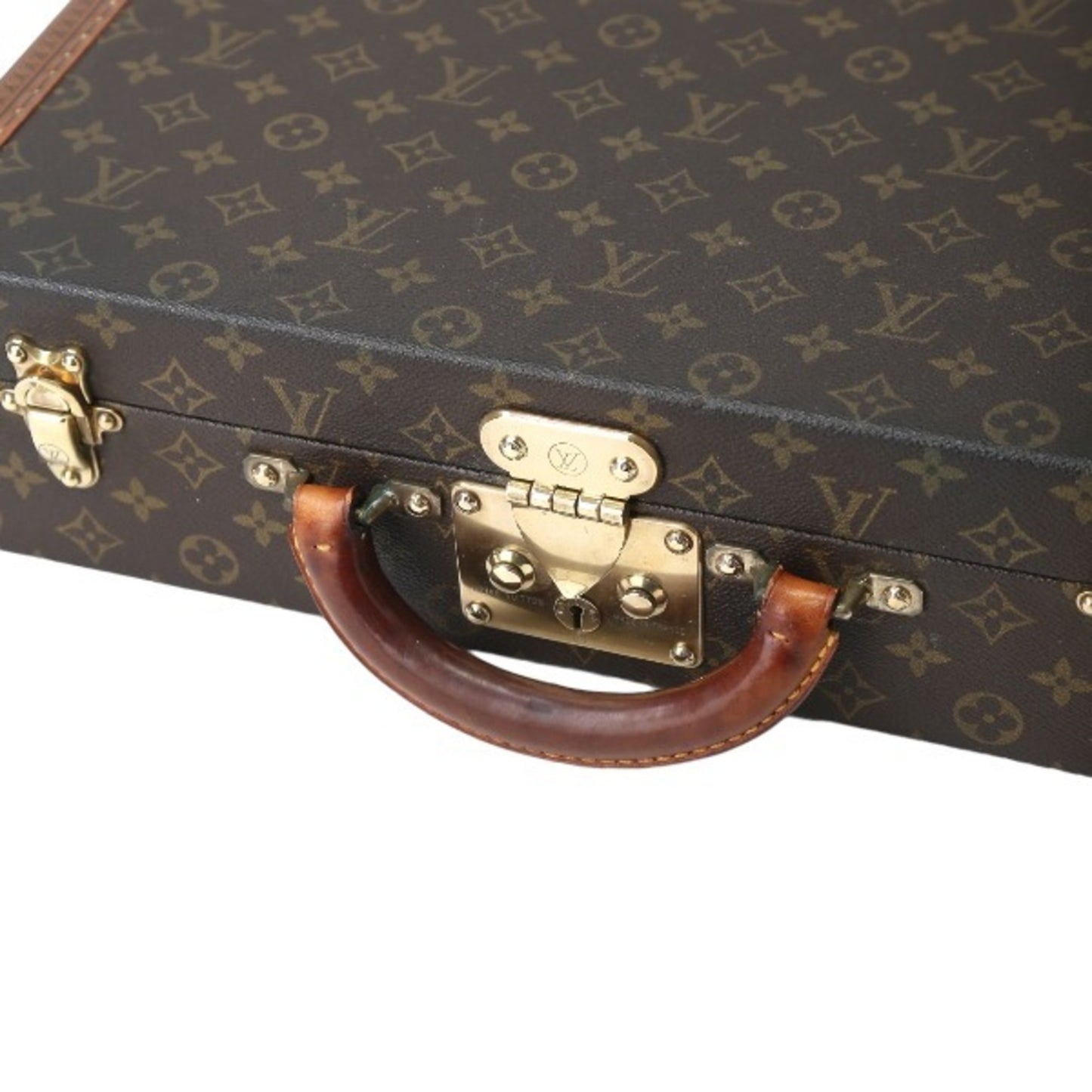 Louis Vuitton Président Brown Canvas Hand Bag