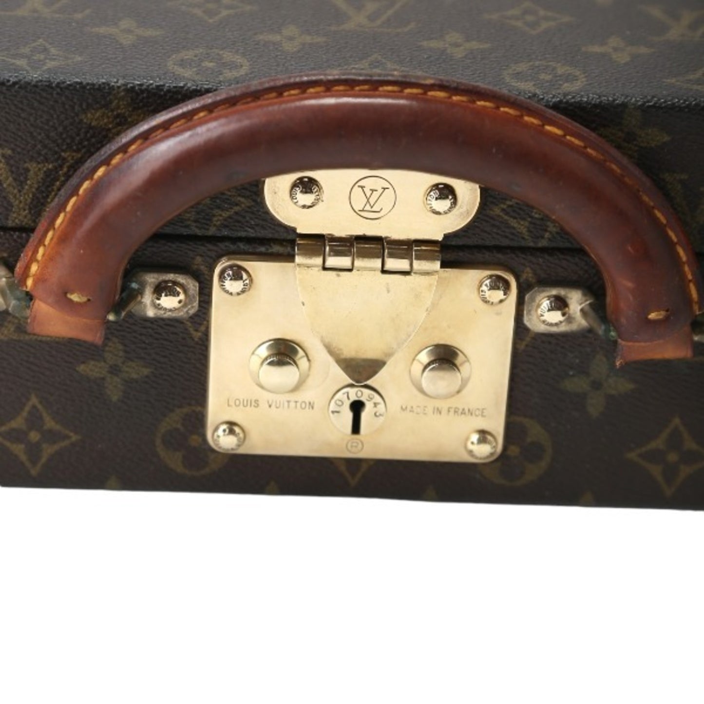 Louis Vuitton Président Brown Canvas Hand Bag