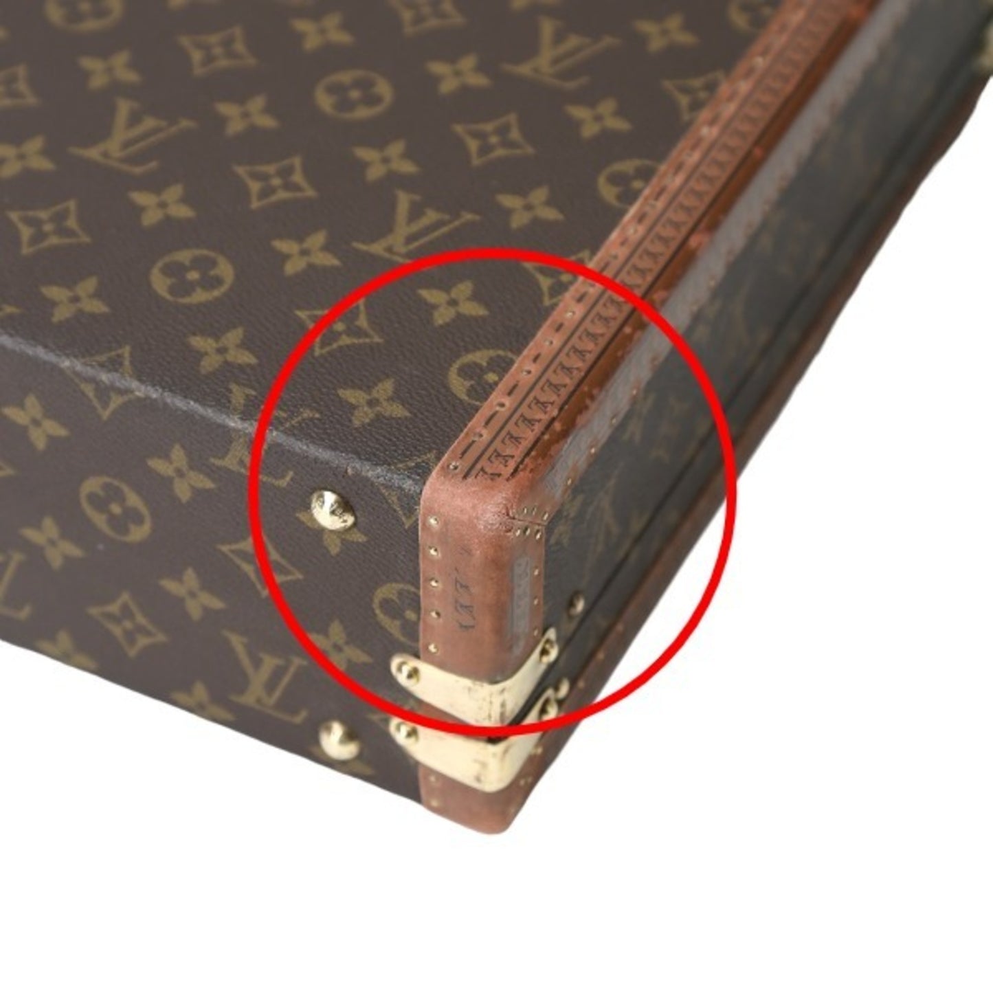 Louis Vuitton Président Brown Canvas Hand Bag