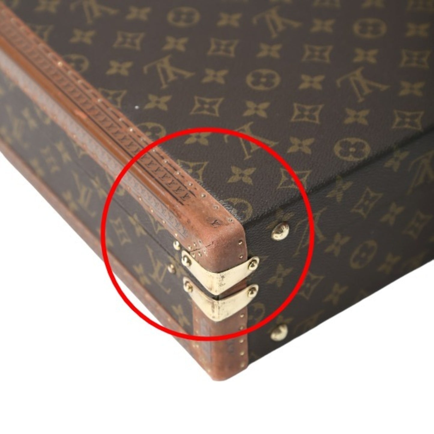 Louis Vuitton Président Brown Canvas Hand Bag