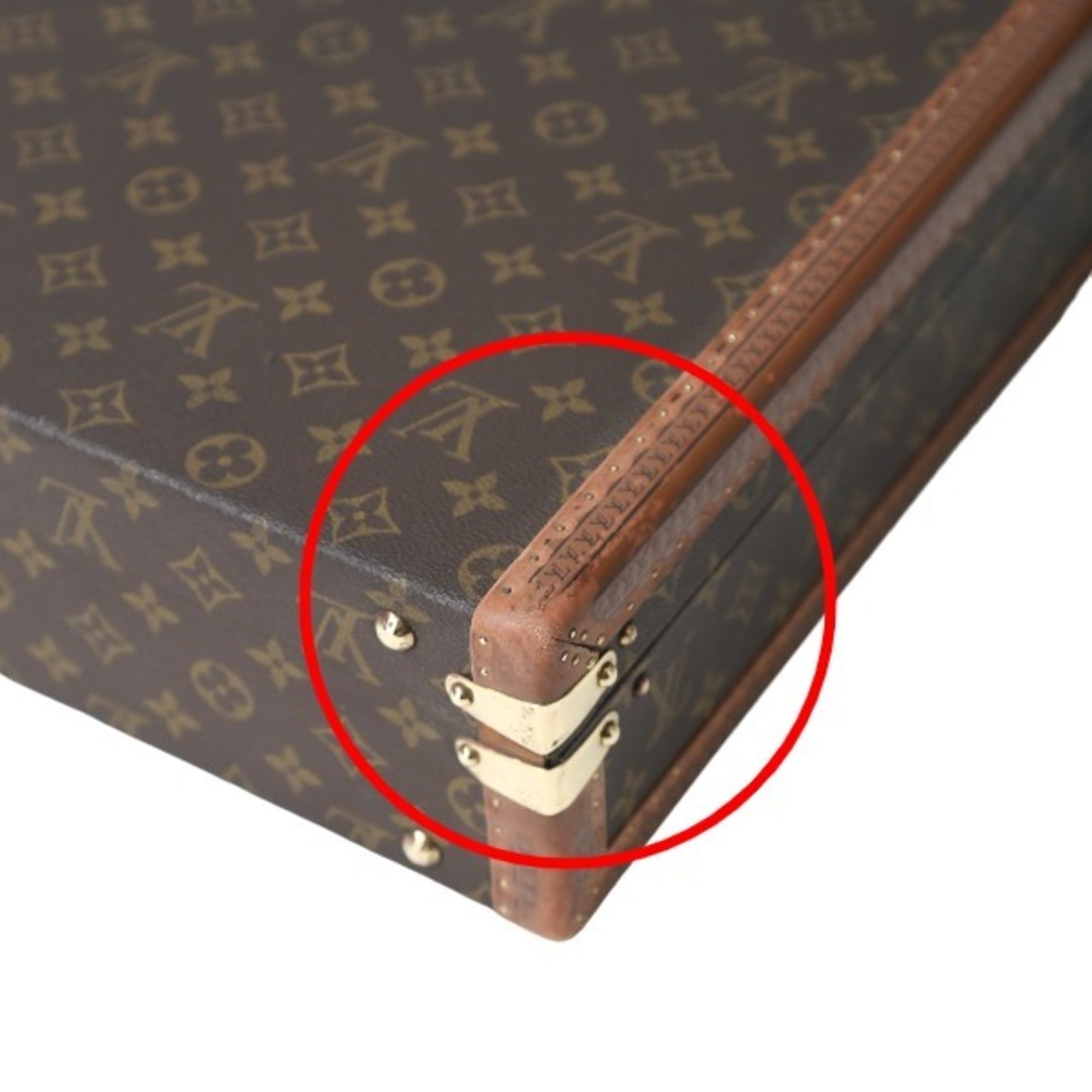 Louis Vuitton Président Brown Canvas Hand Bag