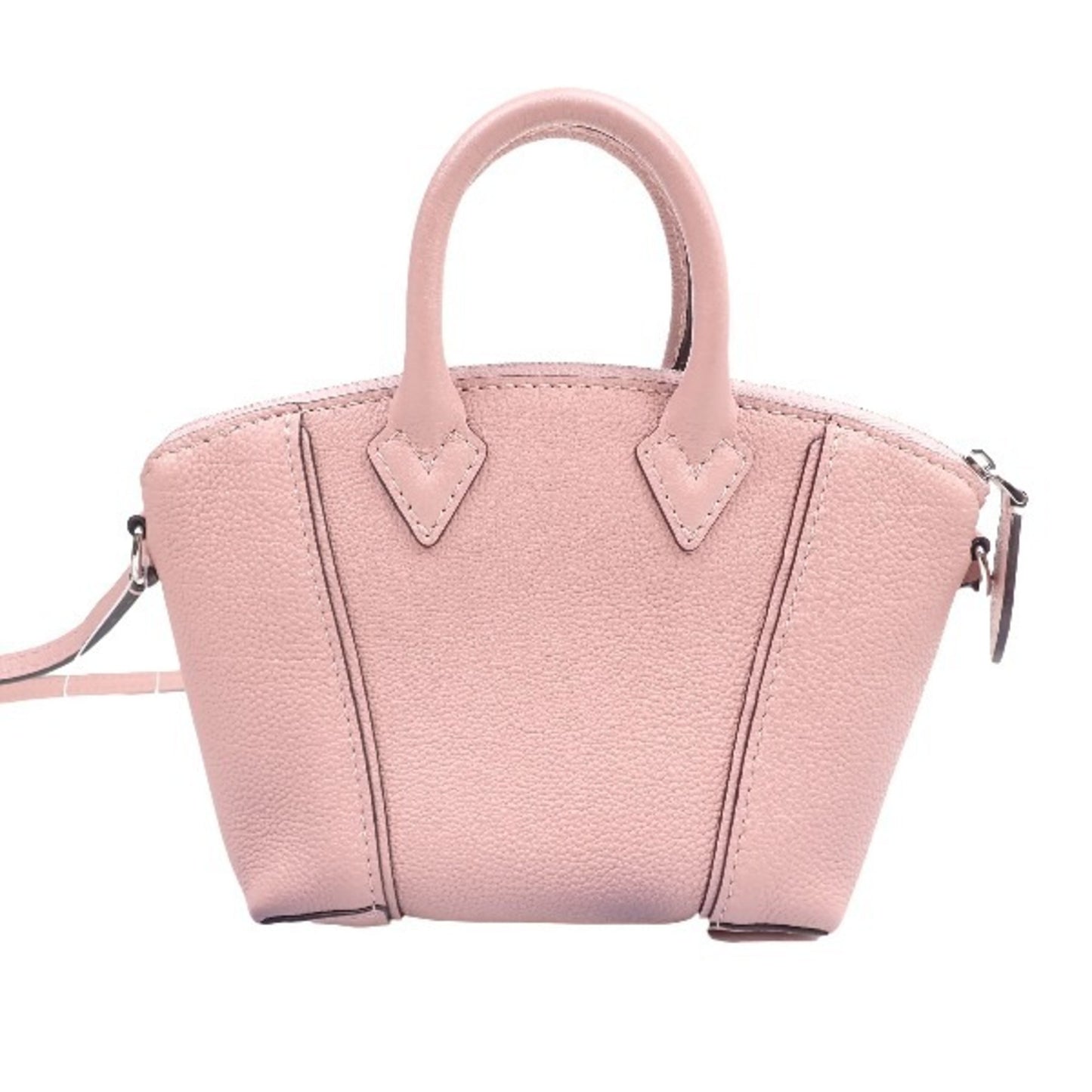 Louis Vuitton Pink Leather Hand Bag