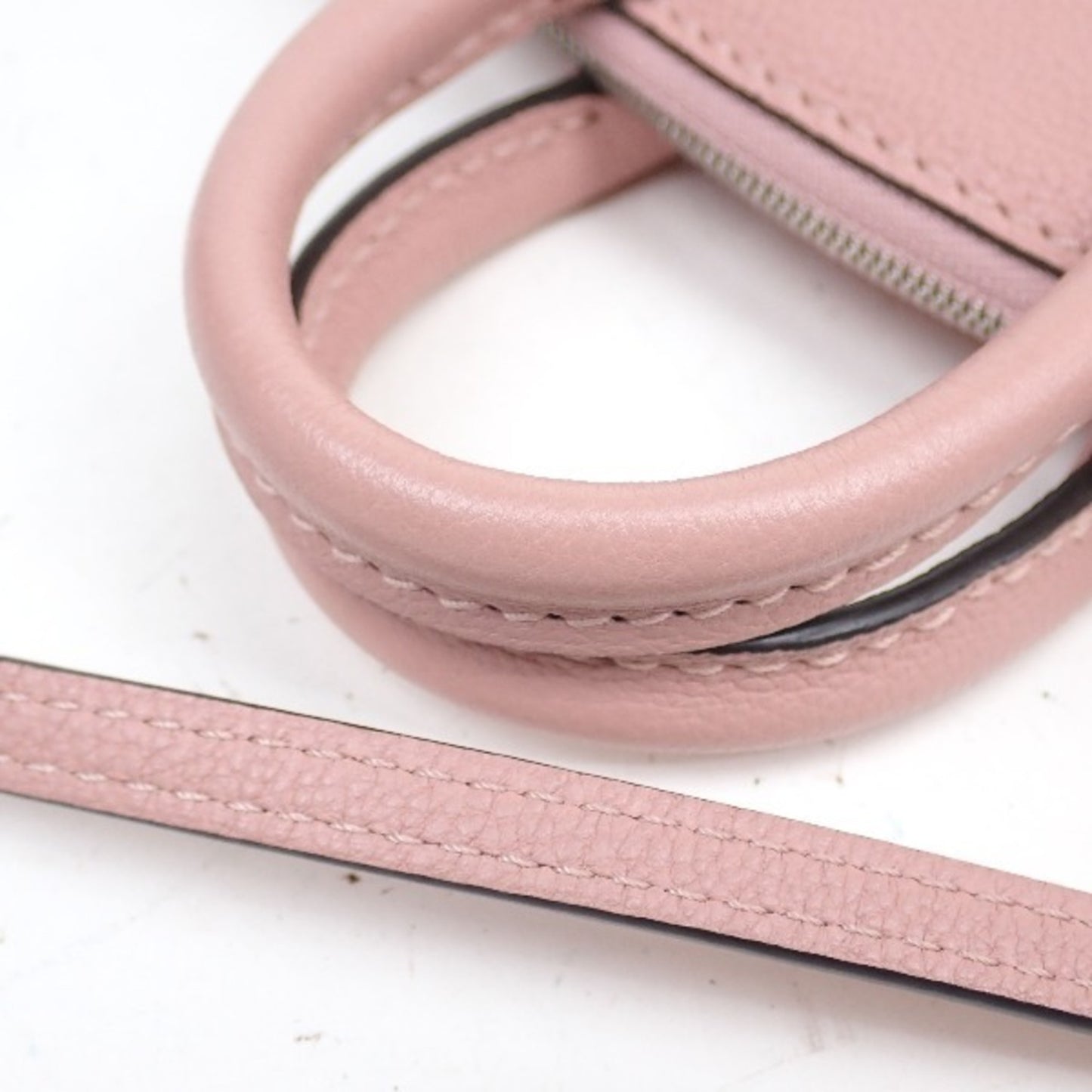 Louis Vuitton Pink Leather Hand Bag