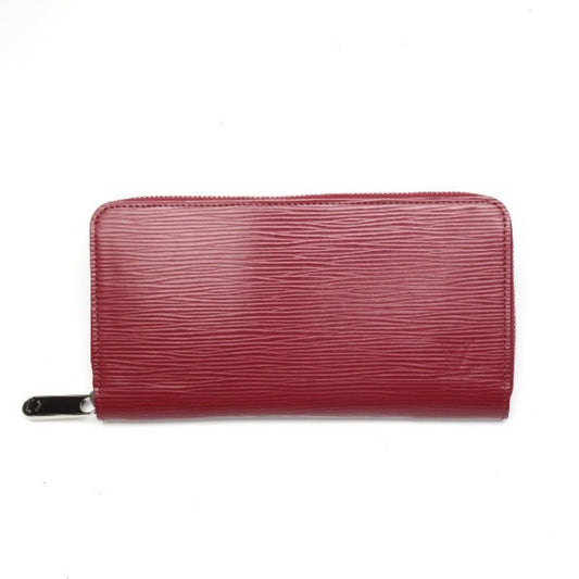 Louis Vuitton Portefeuille zippy Burgundy Leather Wallet Accessories