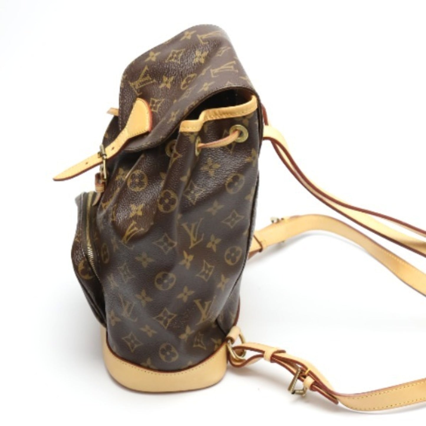 Louis Vuitton Montsouris Brown Canvas Backpack Bag