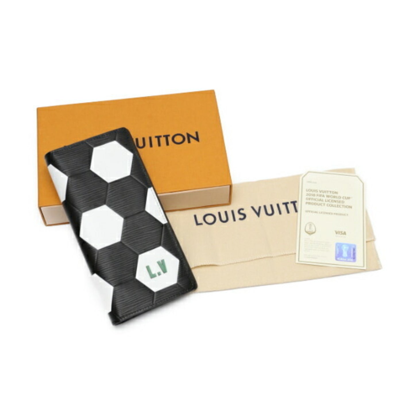 Louis Vuitton Black Leather Wallet Accessories