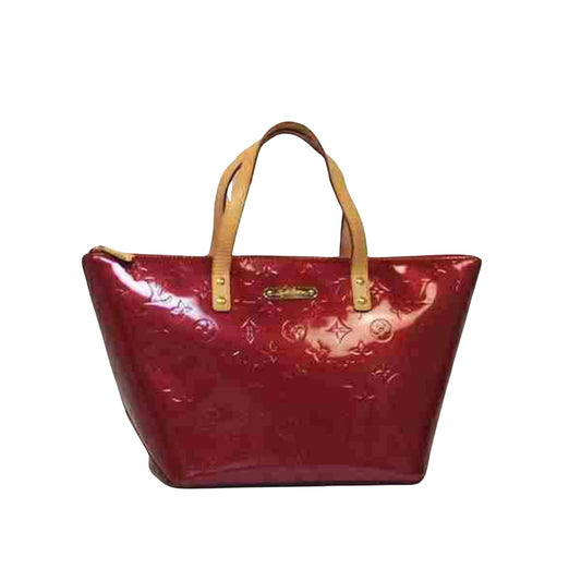 Louis Vuitton Bellevue Red Patent Leather Hand Bag