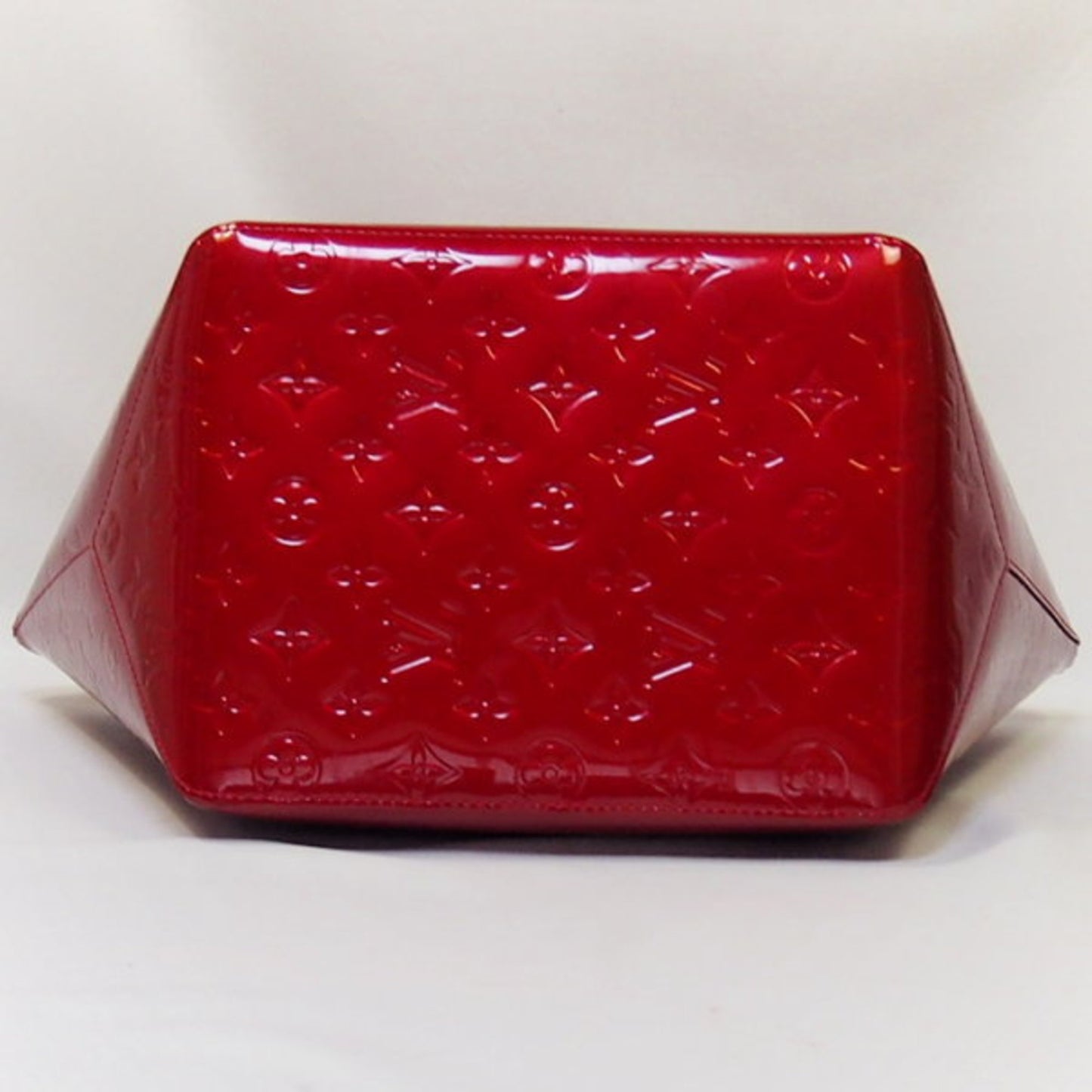 Louis Vuitton Bellevue Red Patent Leather Hand Bag