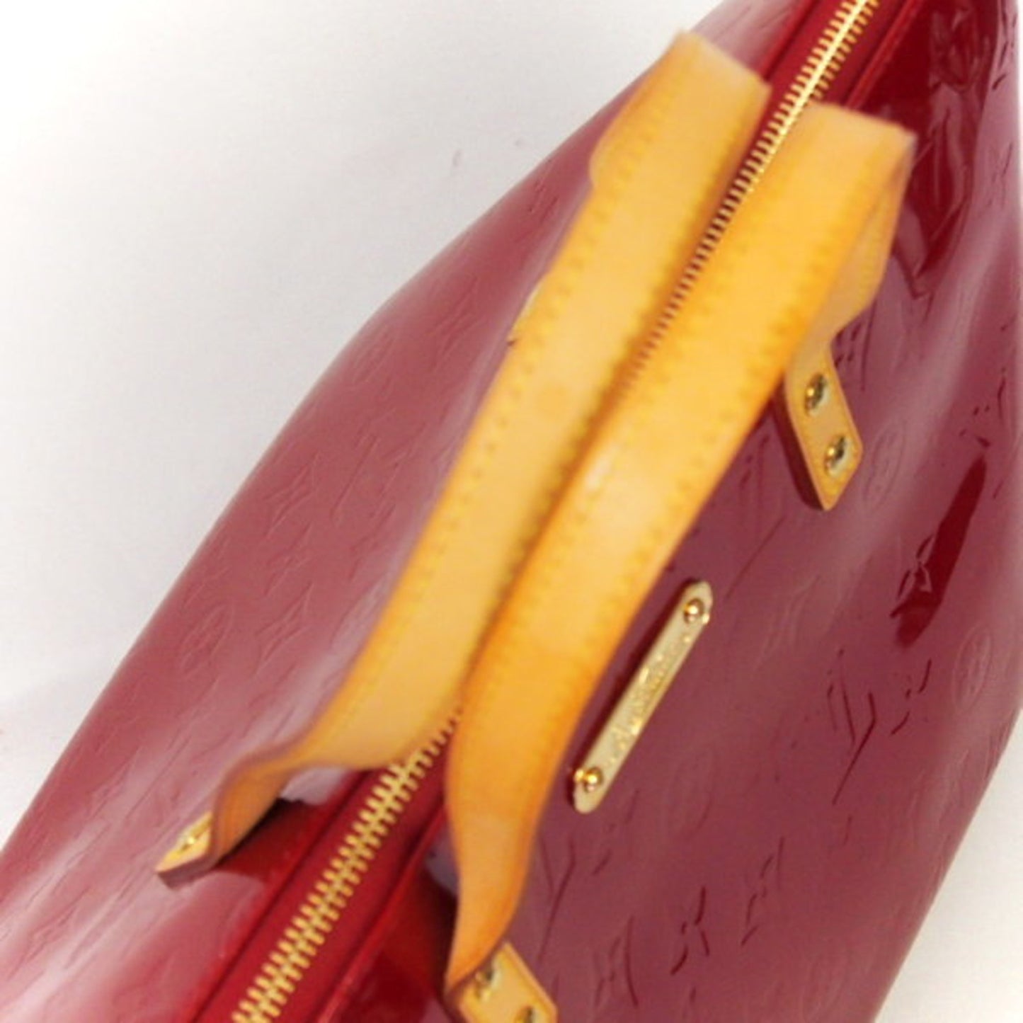 Louis Vuitton Bellevue Red Patent Leather Hand Bag