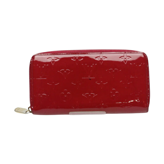 Louis Vuitton Zippy wallet Red Patent Leather Wallet Accessories