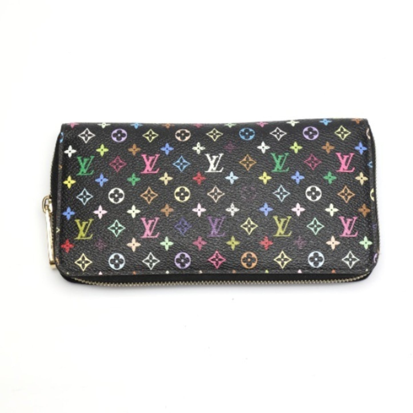 Louis Vuitton Zippy Black Canvas Wallet Accessories