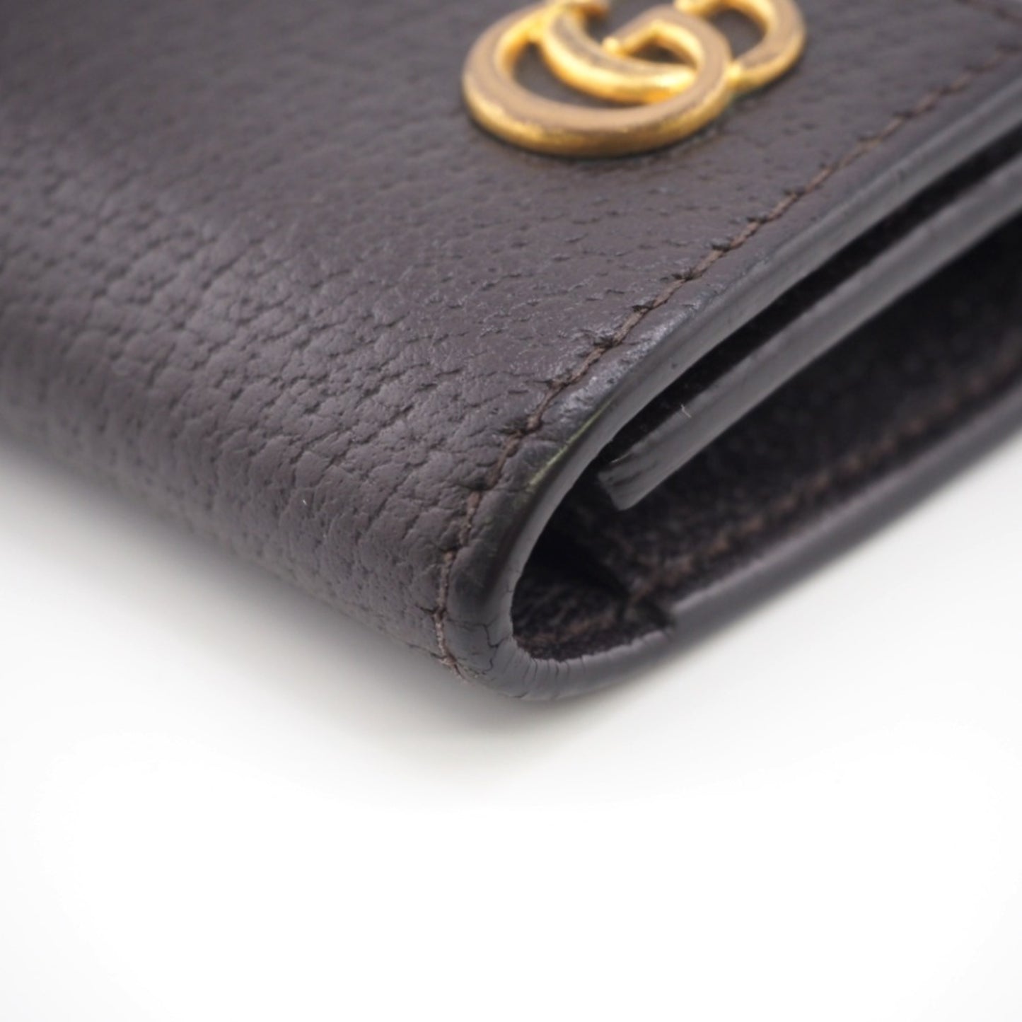 Gucci GG Marmont Brown Leather Wallet Accessories