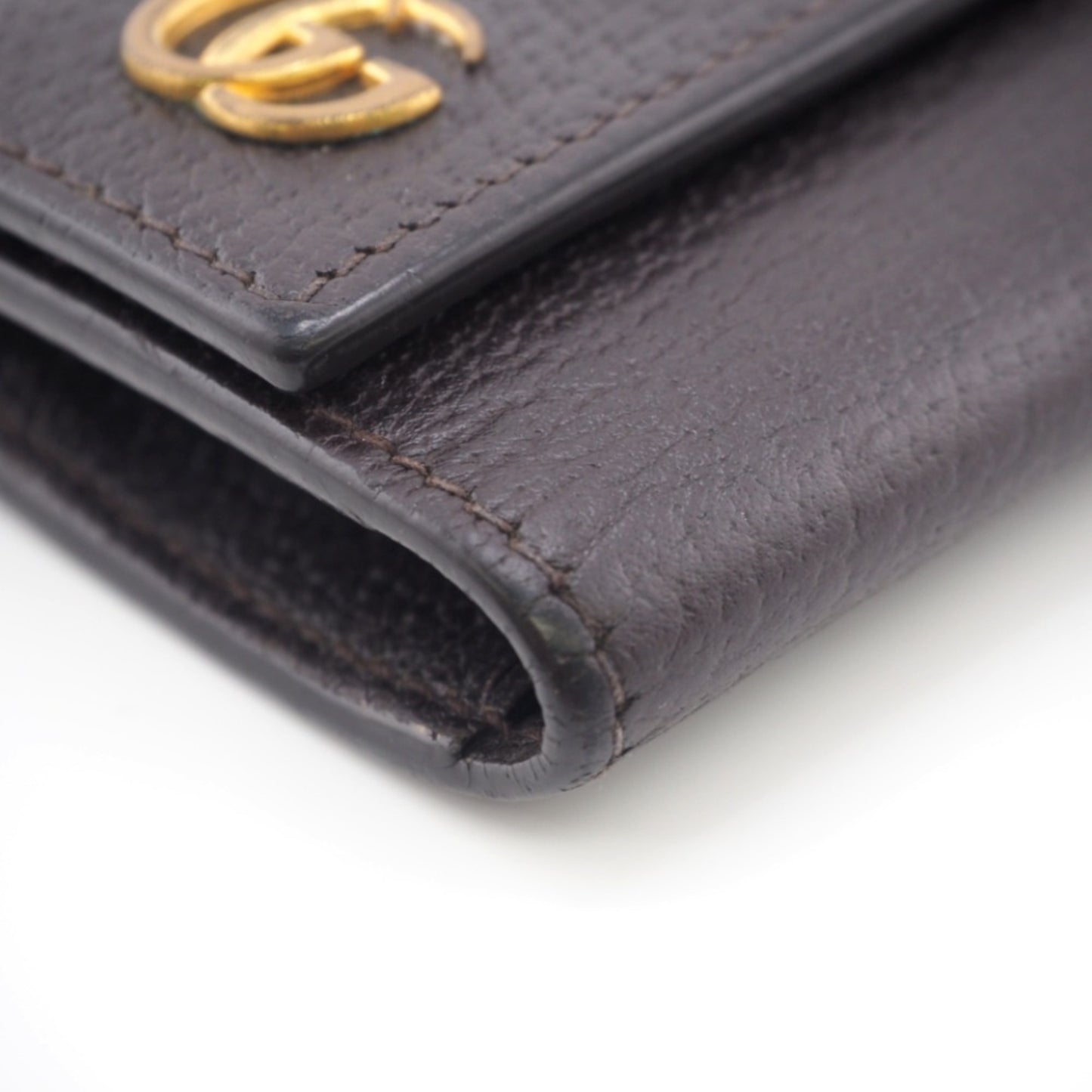 Gucci GG Marmont Brown Leather Wallet Accessories