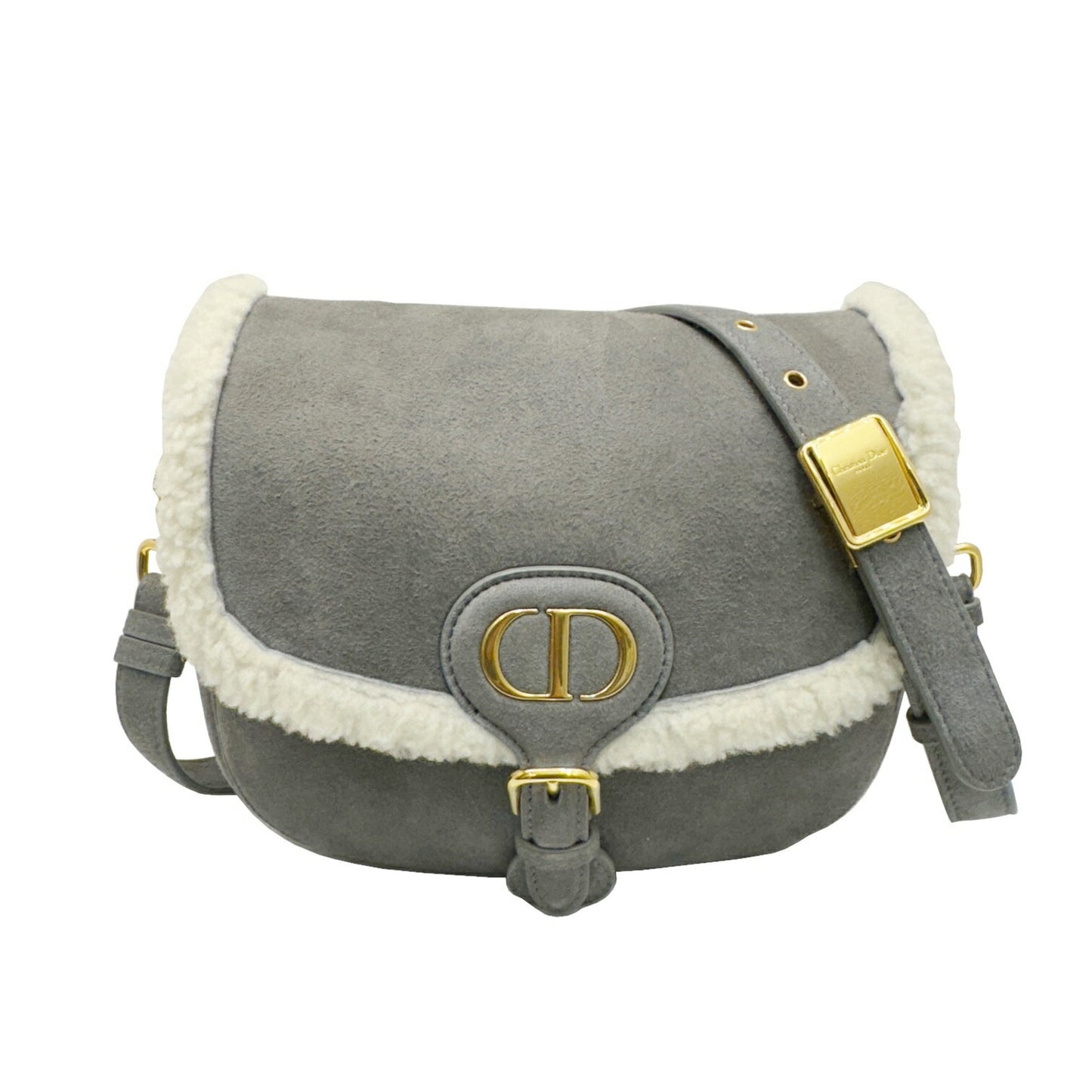 Dior Bobby medium Grey Wool Shopper Bag