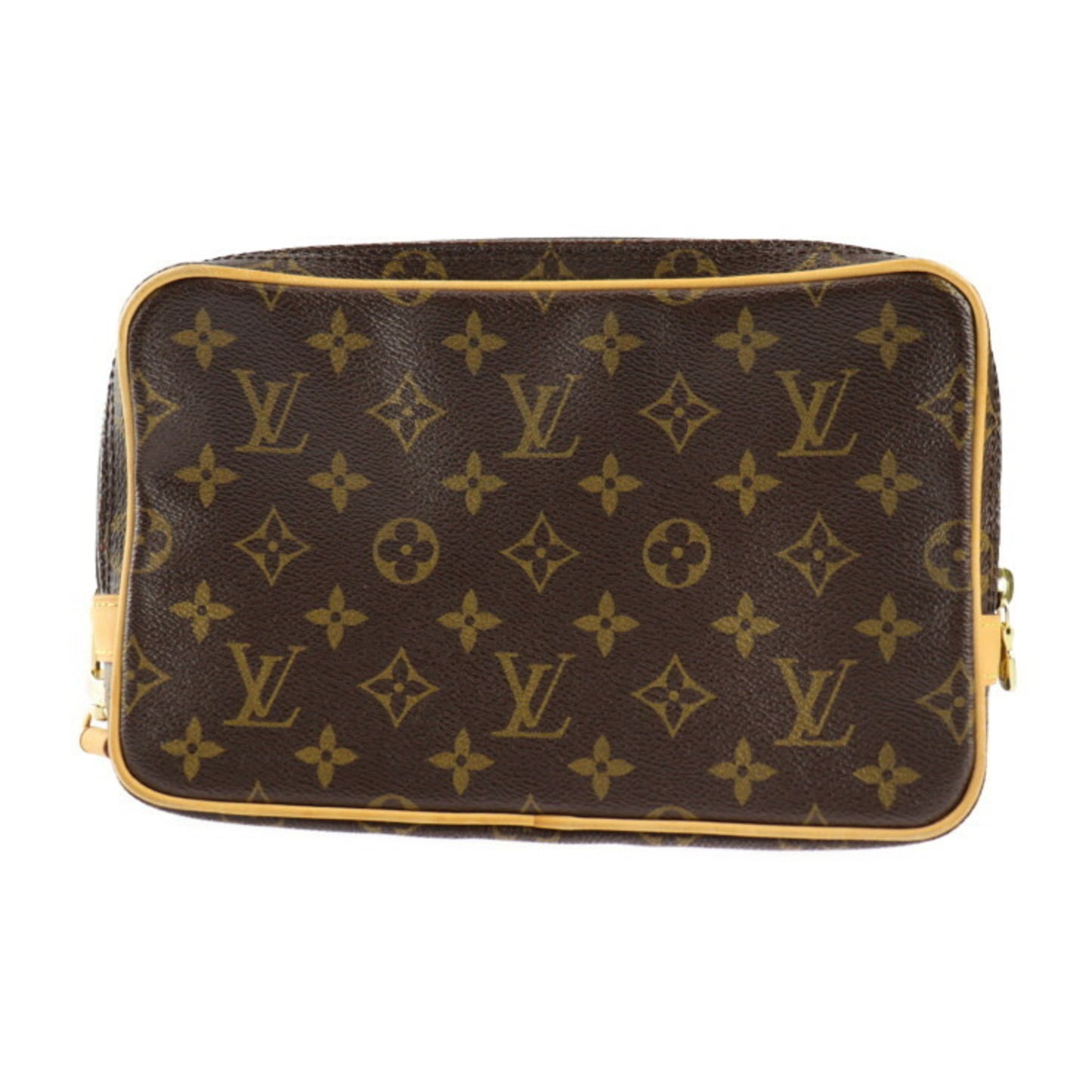 Louis Vuitton Pavel Brown Canvas Clutch Bag