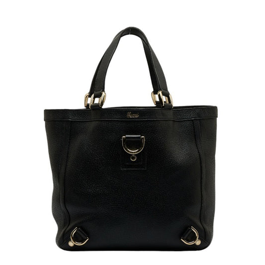 Gucci Abbey Black Leather Hand Bag