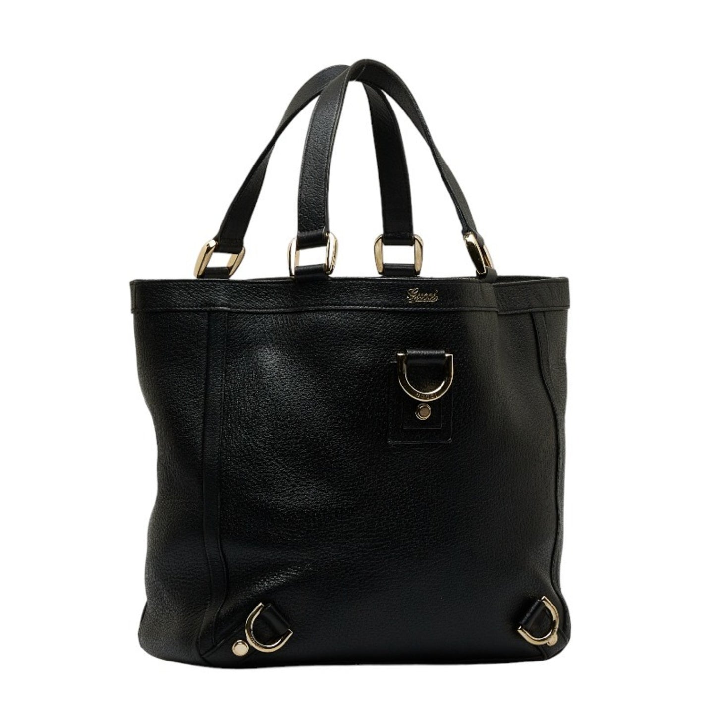 Gucci Abbey Black Leather Hand Bag