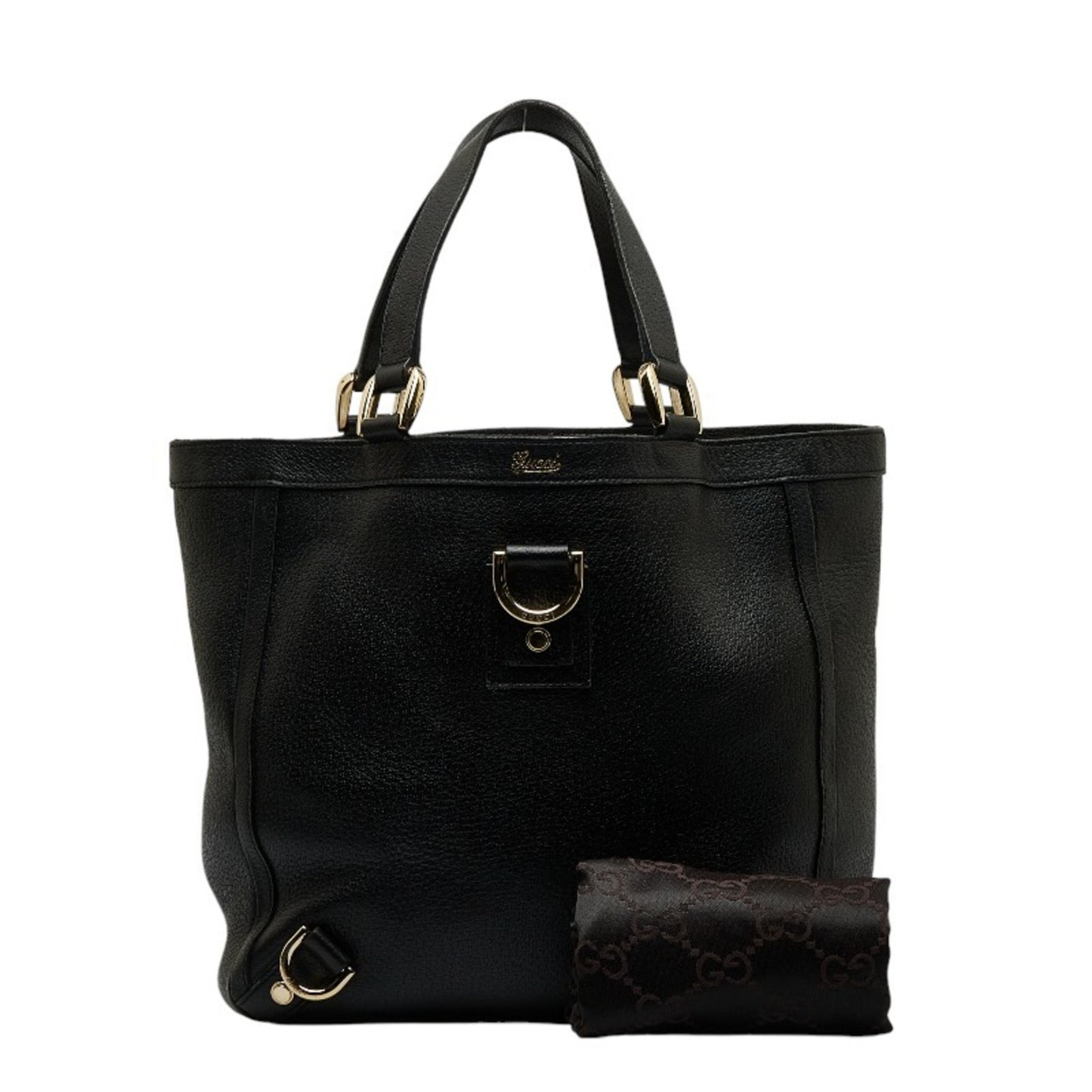 Gucci Abbey Black Leather Hand Bag